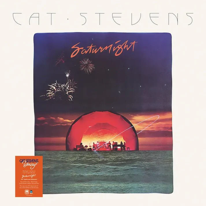 Cat Stevens - Saturnight - Black Friday RSD 2024 Tangerine Splatter Vinyl LP Record - Image 2