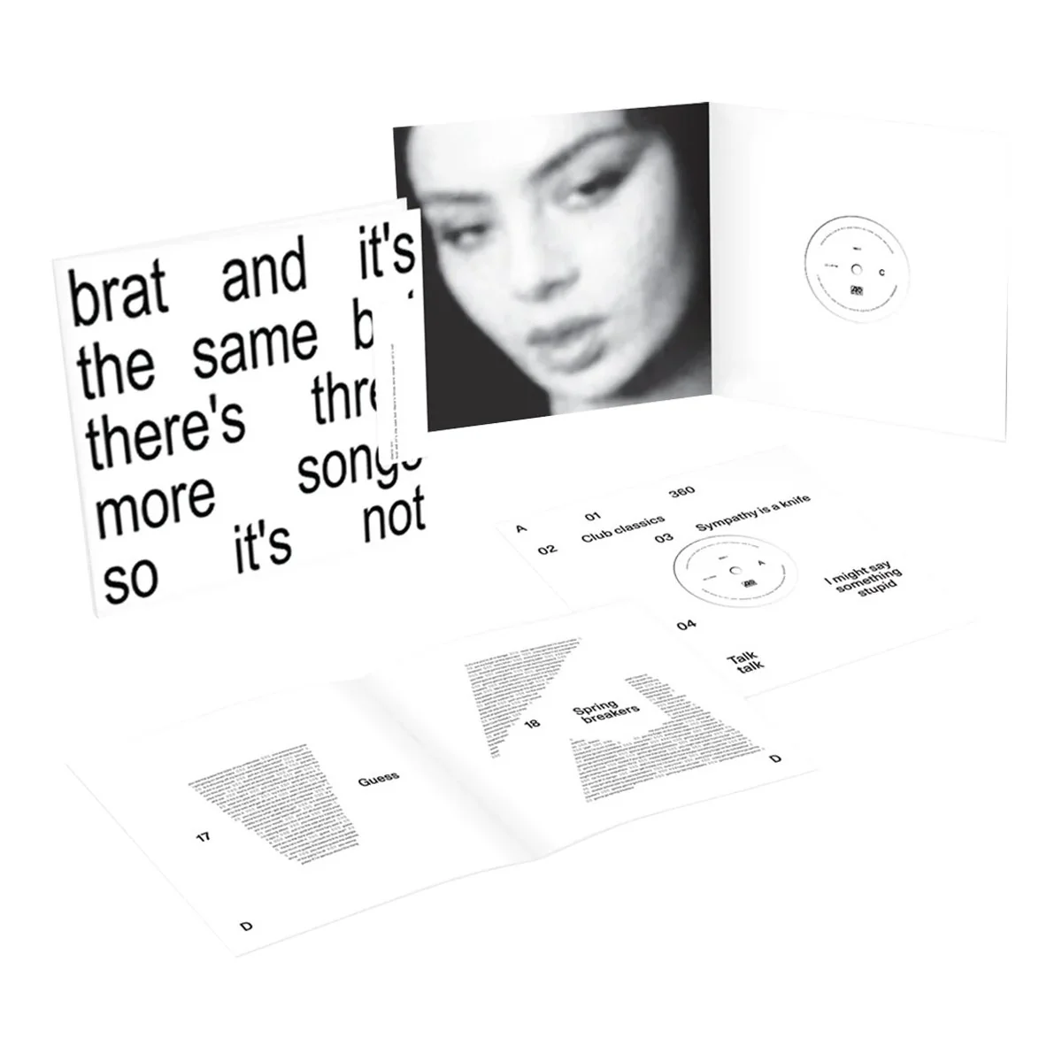 Charli XCX - Brat and it's the same but there's three more songs so it's not - White Vinyl LP Record - Image 2