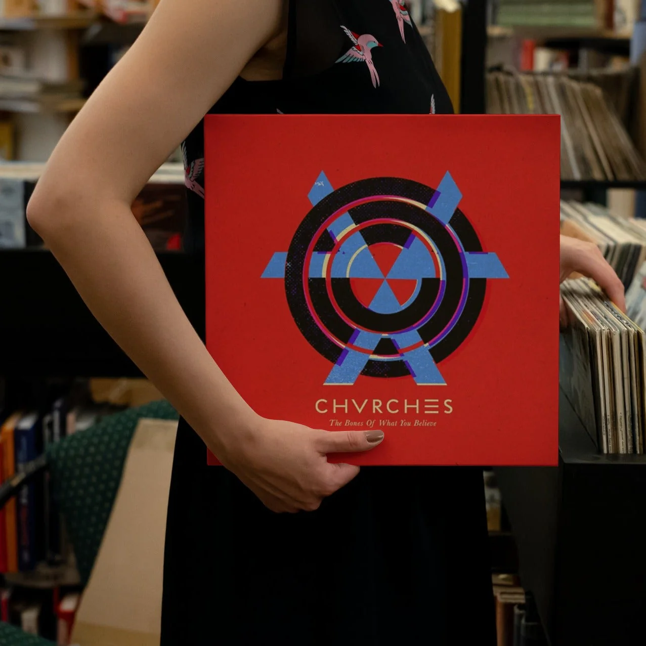 Chvrches - The Bones Of What You Believe - Red Vinyl LP Record - Image 3