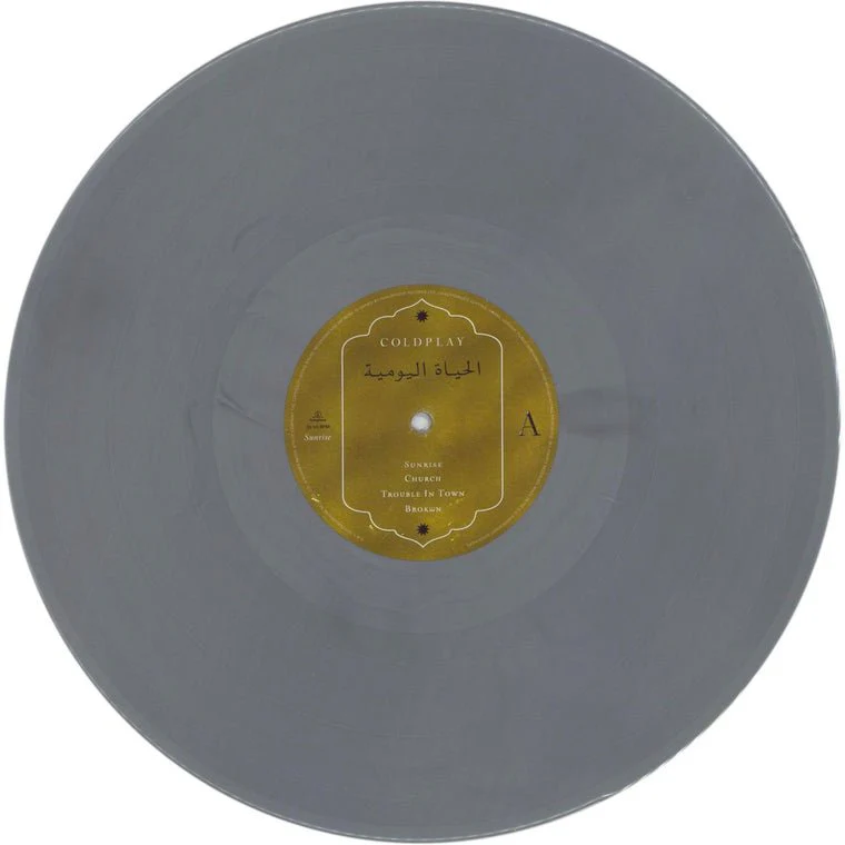 Coldplay - Everyday Life - Limited Silver Vinyl LP Record - Image 2