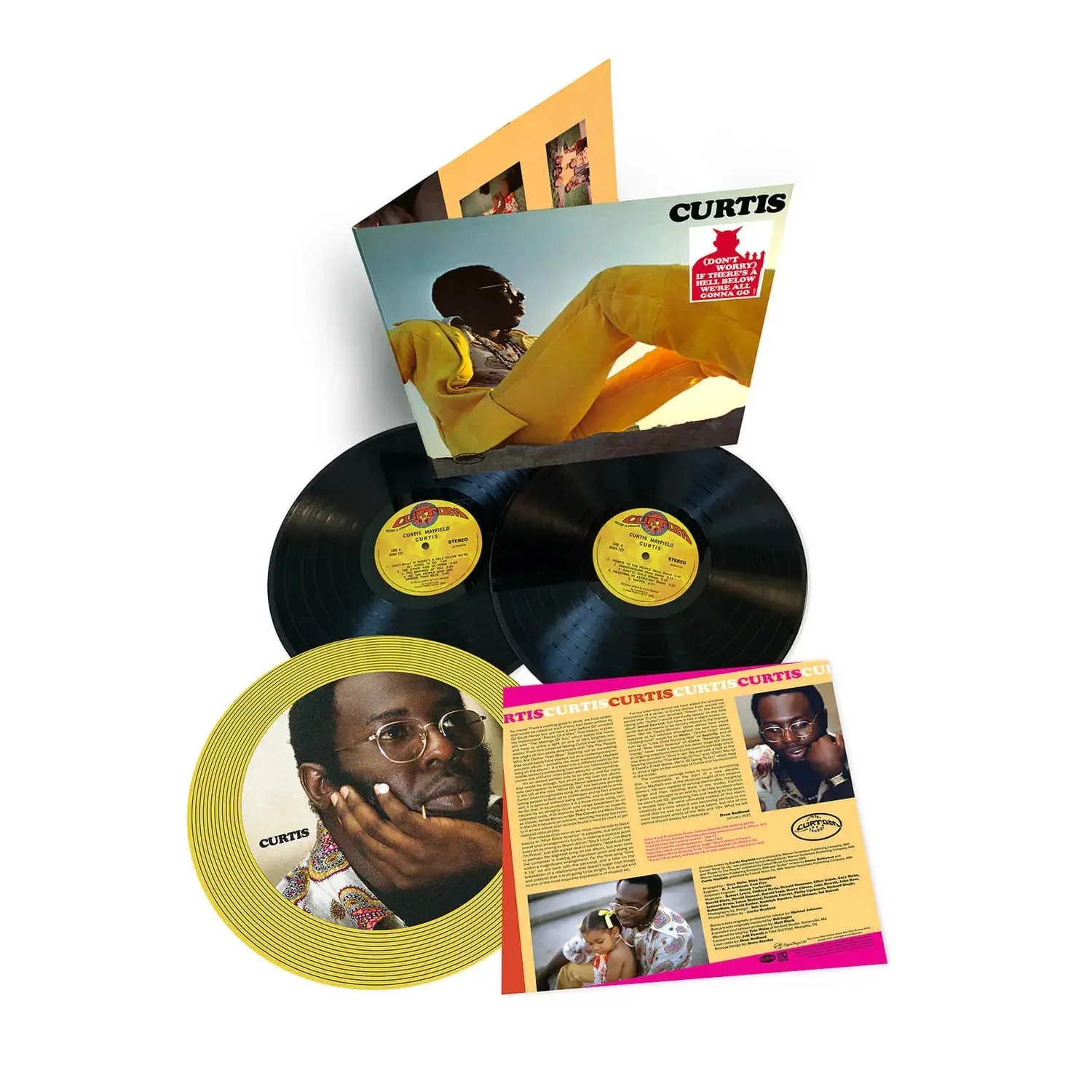 Curtis Mayfield - Curtis - 50th Anniversary Edition Vinyl LP Record - Image 2