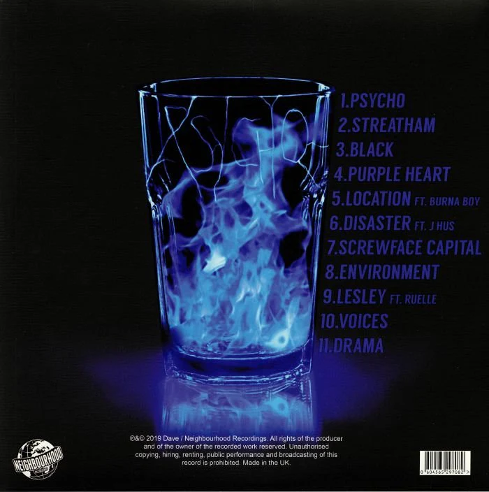 Dave - Psychodrama - Blue Vinyl LP Record - Image 3