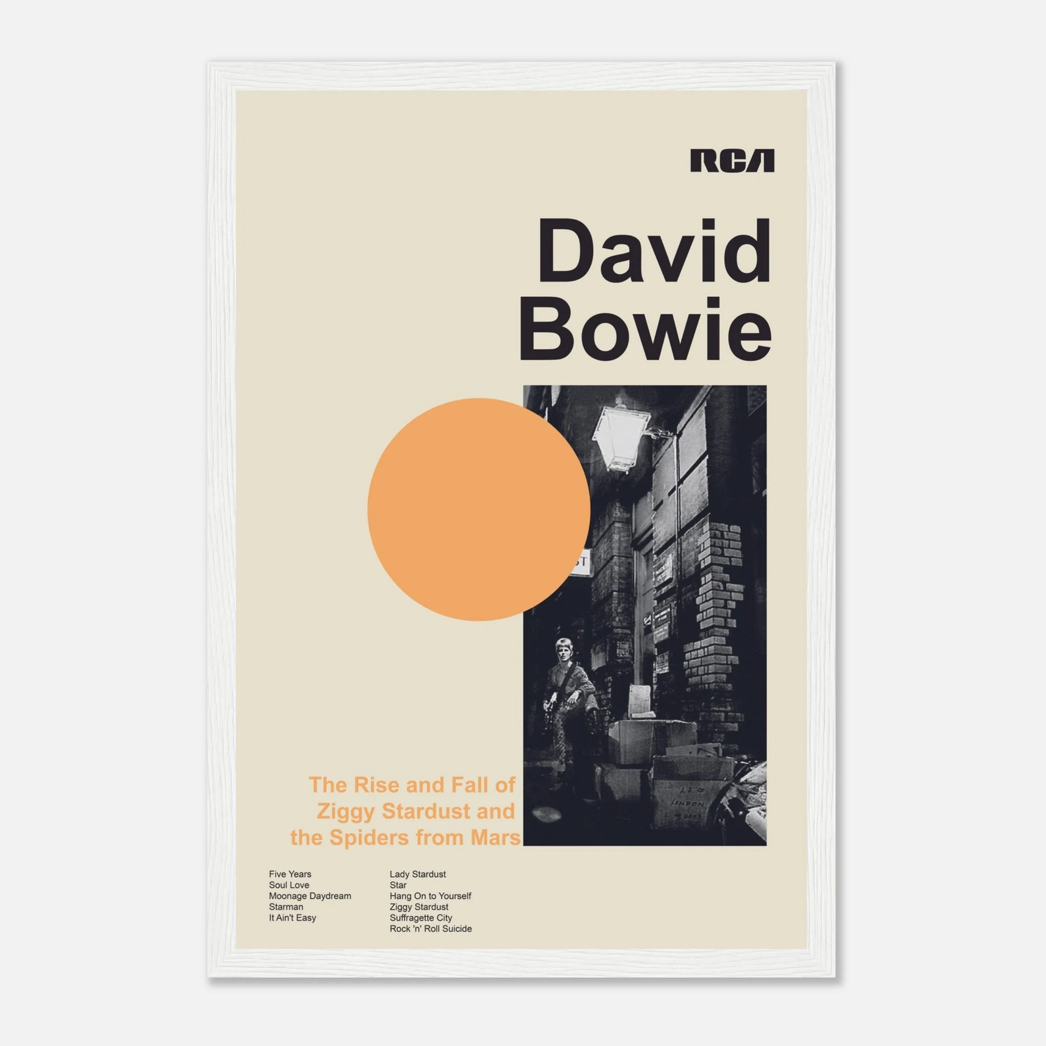 David Bowie - The Rise And Fall Of Ziggy Stardust And The Spiders From Mars - Framed Poster - Image 11