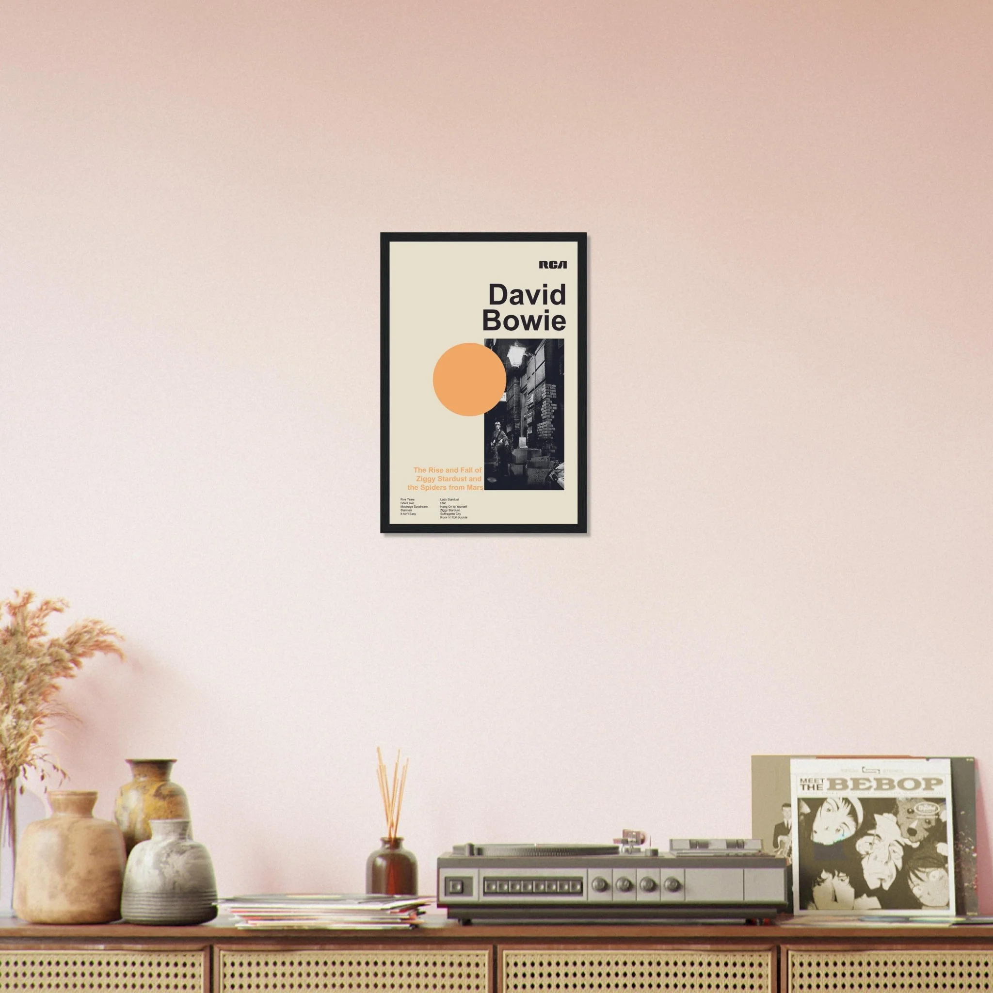 David Bowie - The Rise And Fall Of Ziggy Stardust And The Spiders From Mars - Framed Poster - Image 15