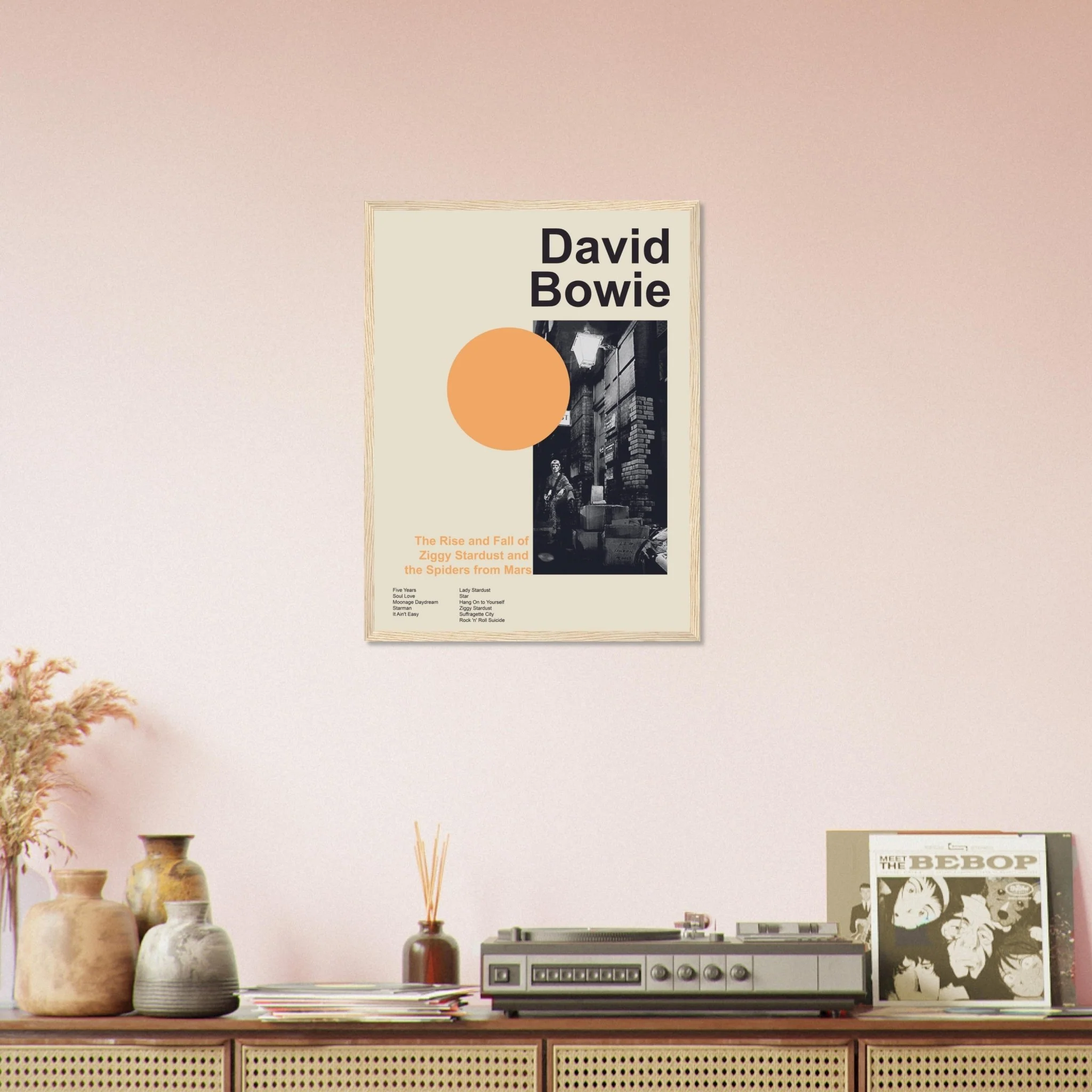 David Bowie - The Rise And Fall Of Ziggy Stardust And The Spiders From Mars - Framed Poster - Image 23