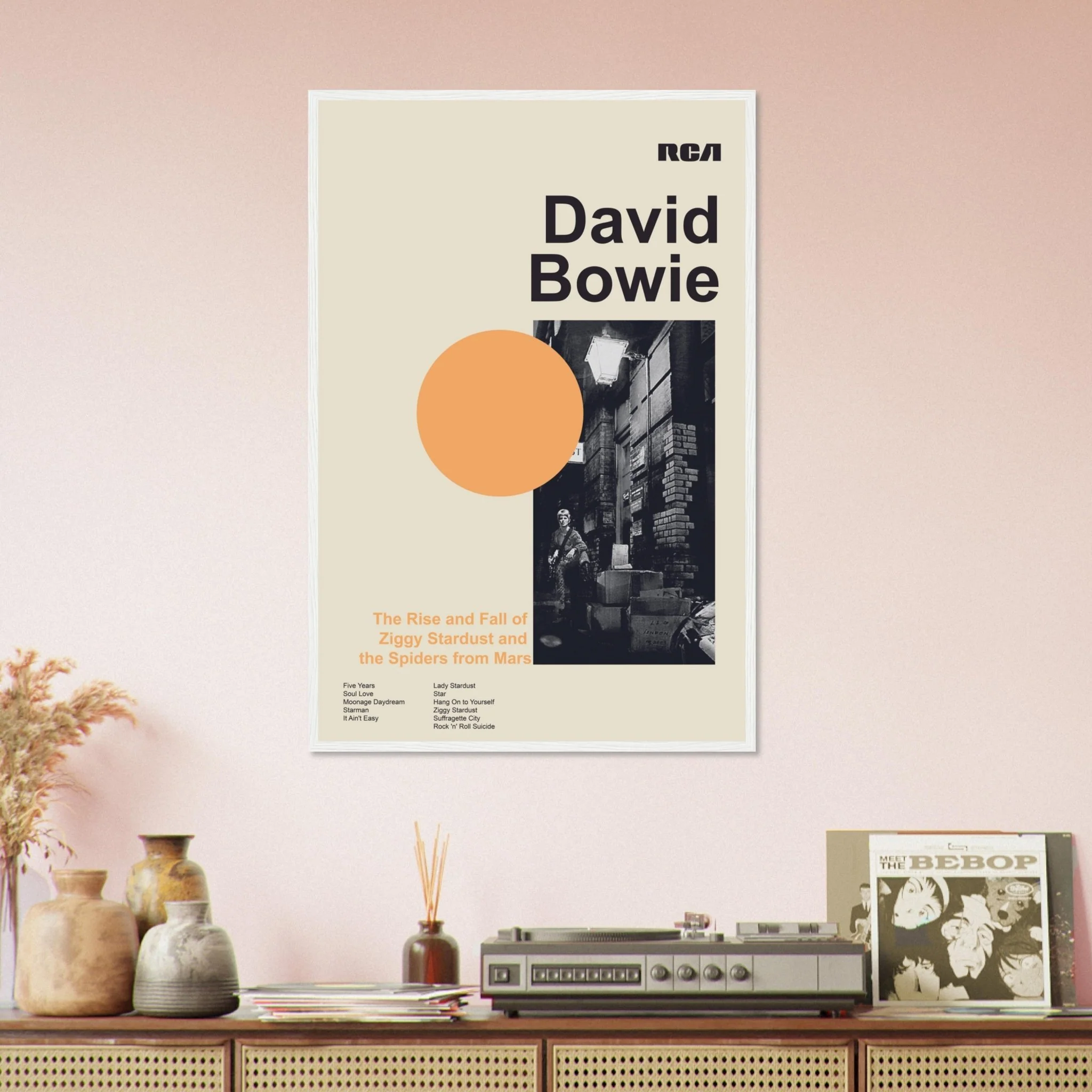 David Bowie - The Rise And Fall Of Ziggy Stardust And The Spiders From Mars - Framed Poster - Image 31