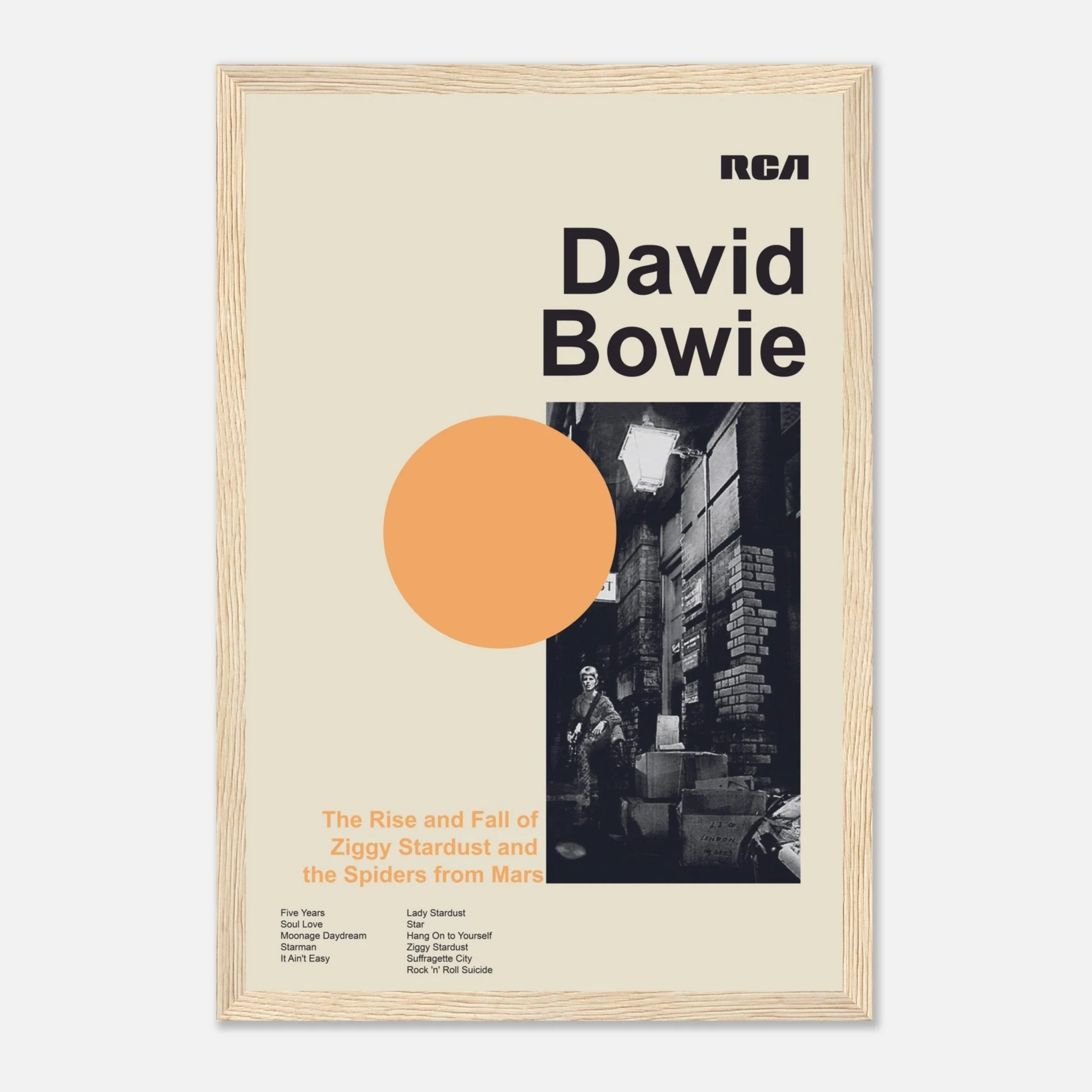David Bowie - The Rise And Fall Of Ziggy Stardust And The Spiders From Mars - Framed Poster - Image 37
