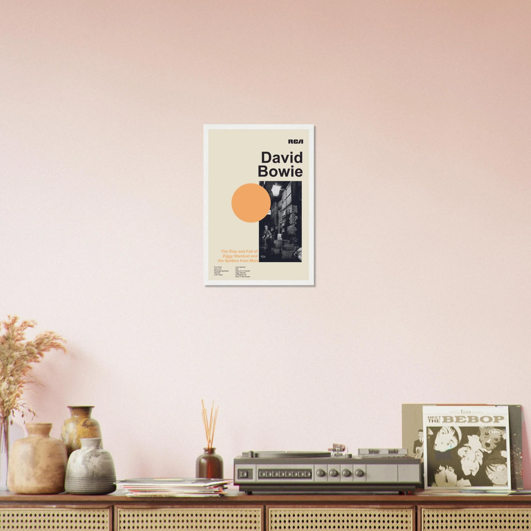 David Bowie - The Rise And Fall Of Ziggy Stardust And The Spiders From Mars - Framed Poster - Image 41