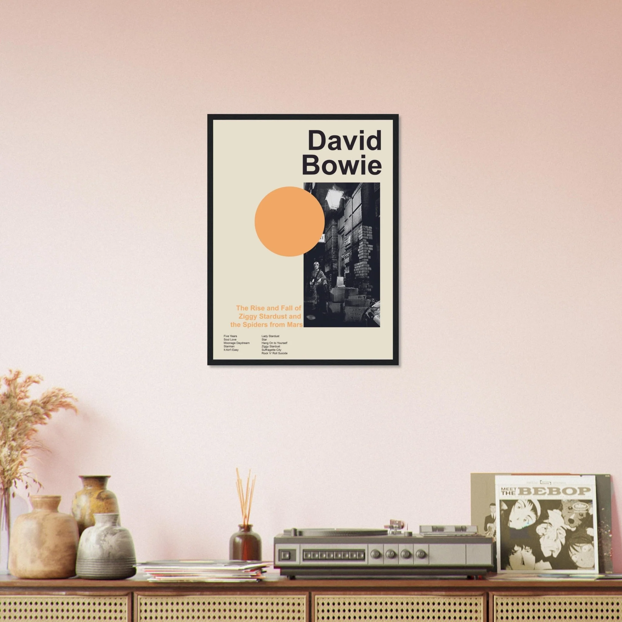 David Bowie - The Rise And Fall Of Ziggy Stardust And The Spiders From Mars - Framed Poster - Image 45