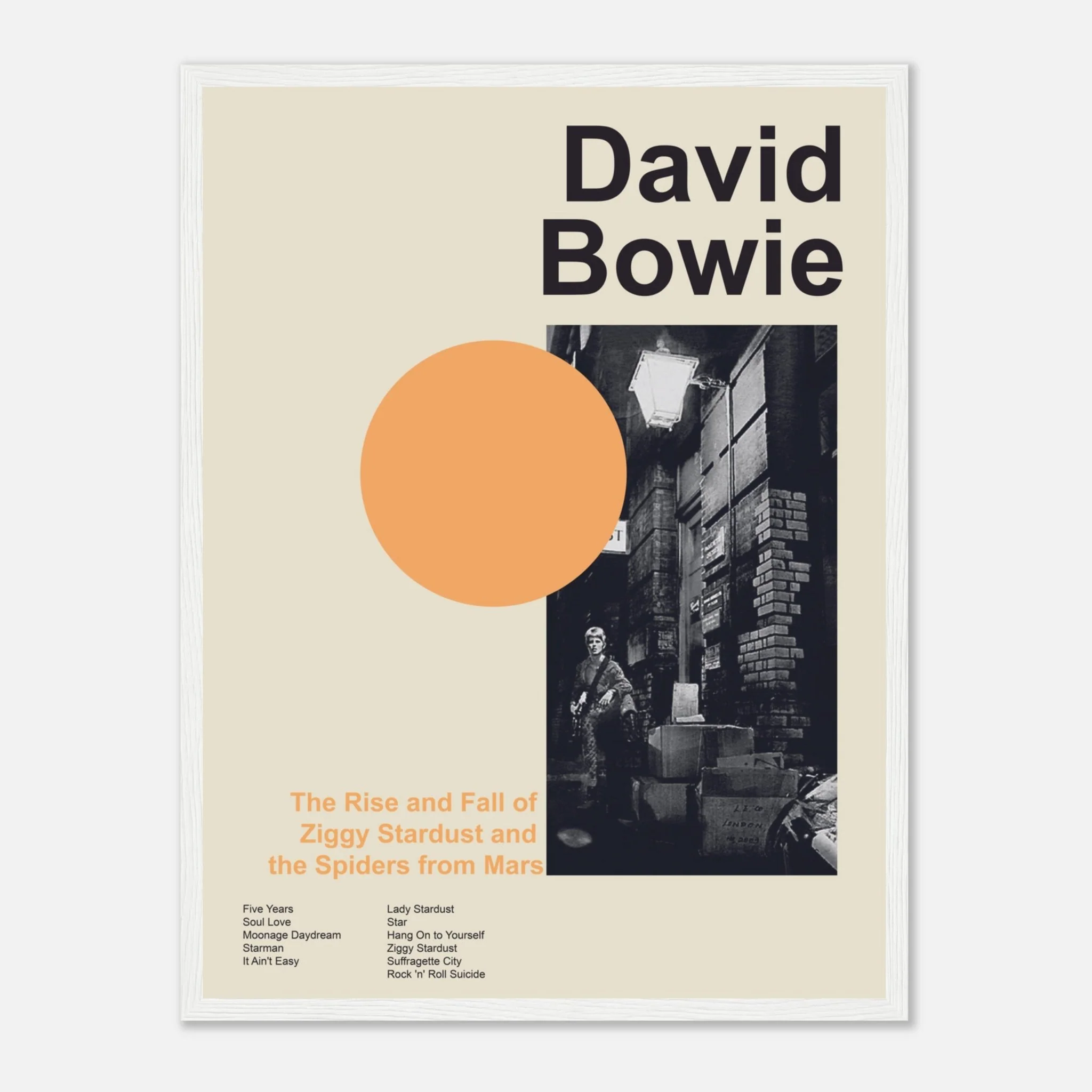 David Bowie - The Rise And Fall Of Ziggy Stardust And The Spiders From Mars - Framed Poster - Image 55