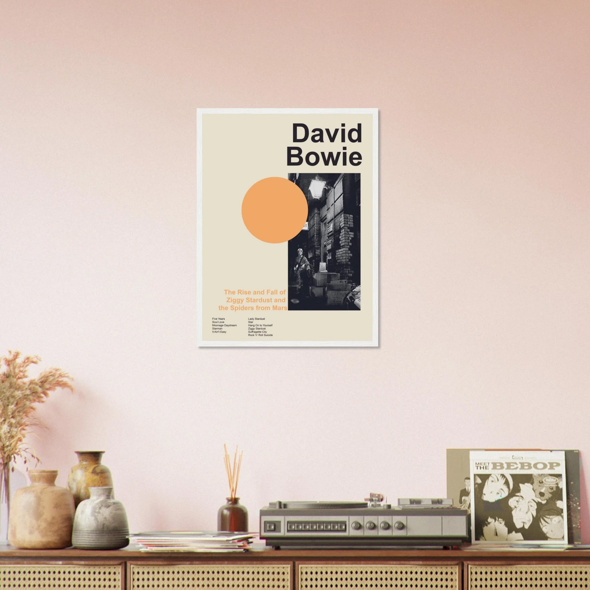 David Bowie - The Rise And Fall Of Ziggy Stardust And The Spiders From Mars - Framed Poster - Image 57