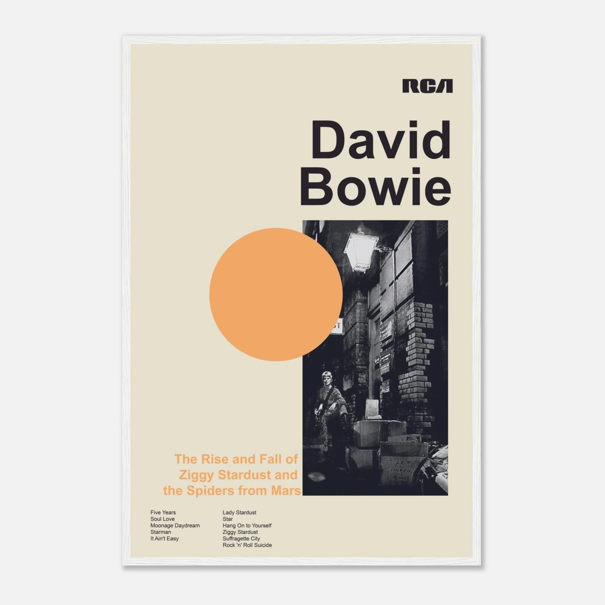 David Bowie - The Rise And Fall Of Ziggy Stardust And The Spiders From Mars - Framed Poster - Image 64
