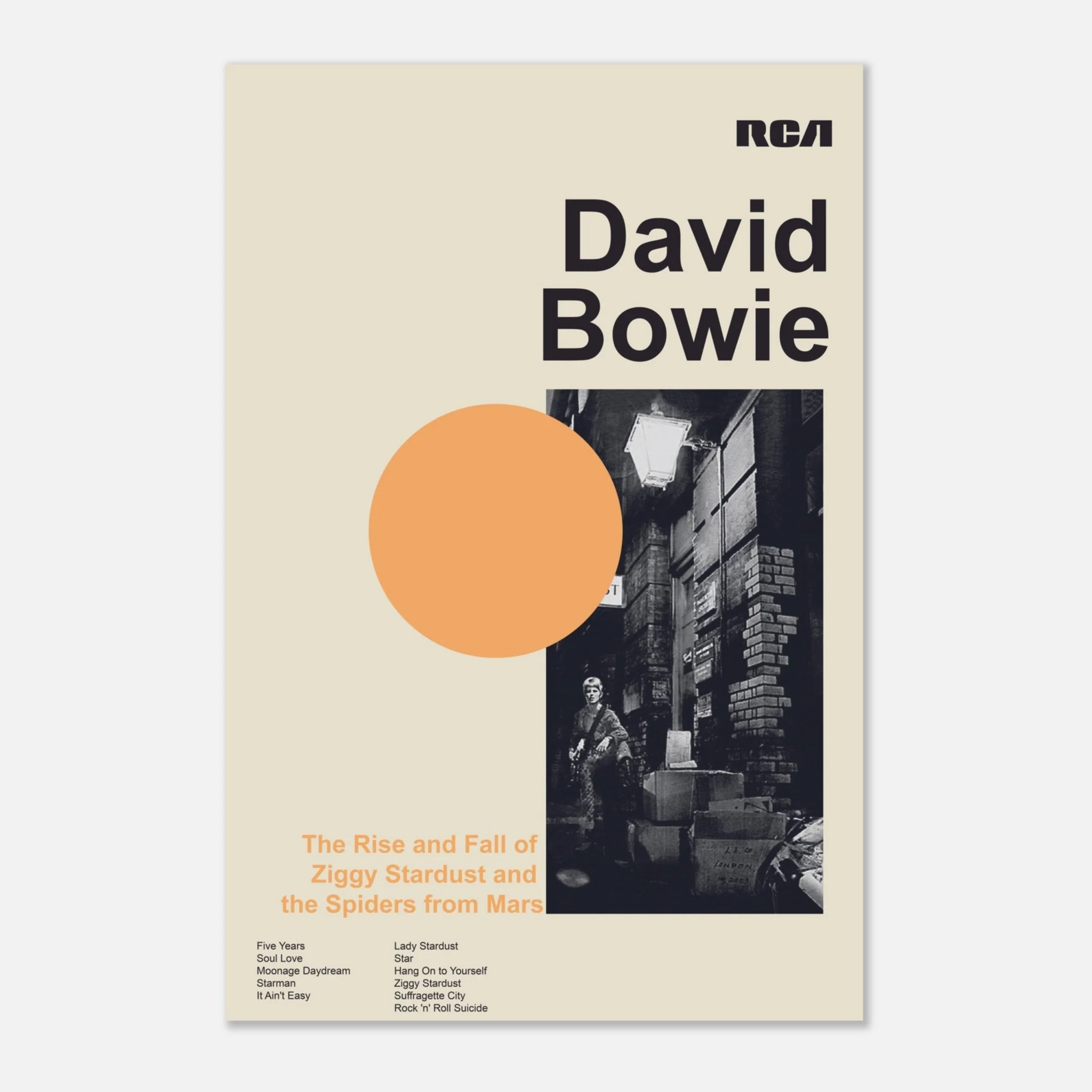David Bowie - The Rise And Fall Of Ziggy Stardust And The Spiders From Mars - Poster - Image 12