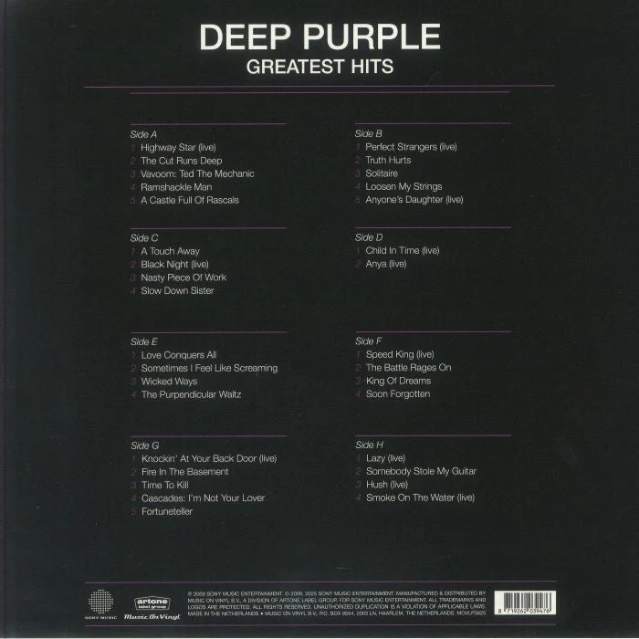 Deep Purple - Greatest Hits - Vinyl LP Record - Image 2
