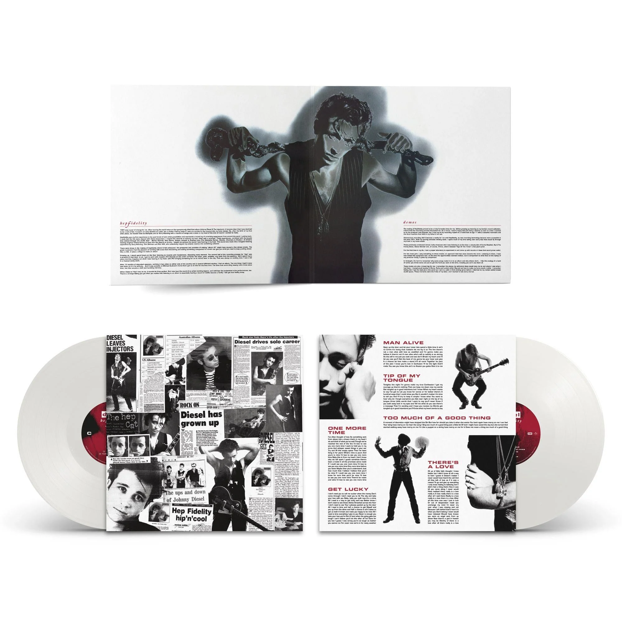 Diesel - Hepfidelity - 30th Anniversary Milky Clear Vinyl LP Record - Image 3