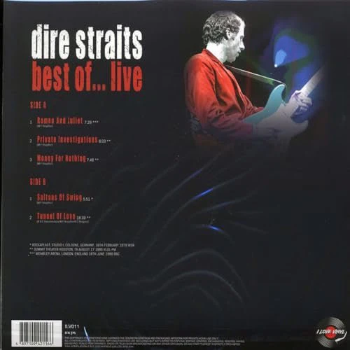Dire Straits - Best Of... Live - Vinyl LP Record - Image 2