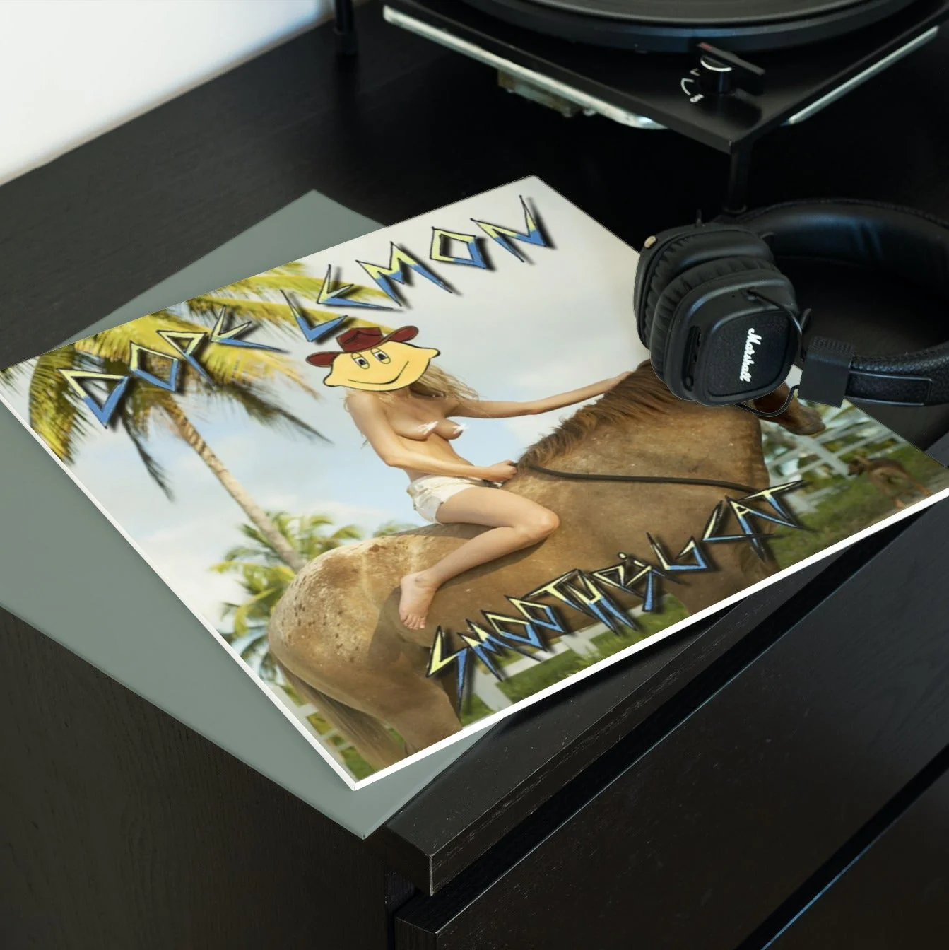 Dope Lemon - Smooth Big Cat - Blue Zoetrope Vinyl LP Record - Image 5