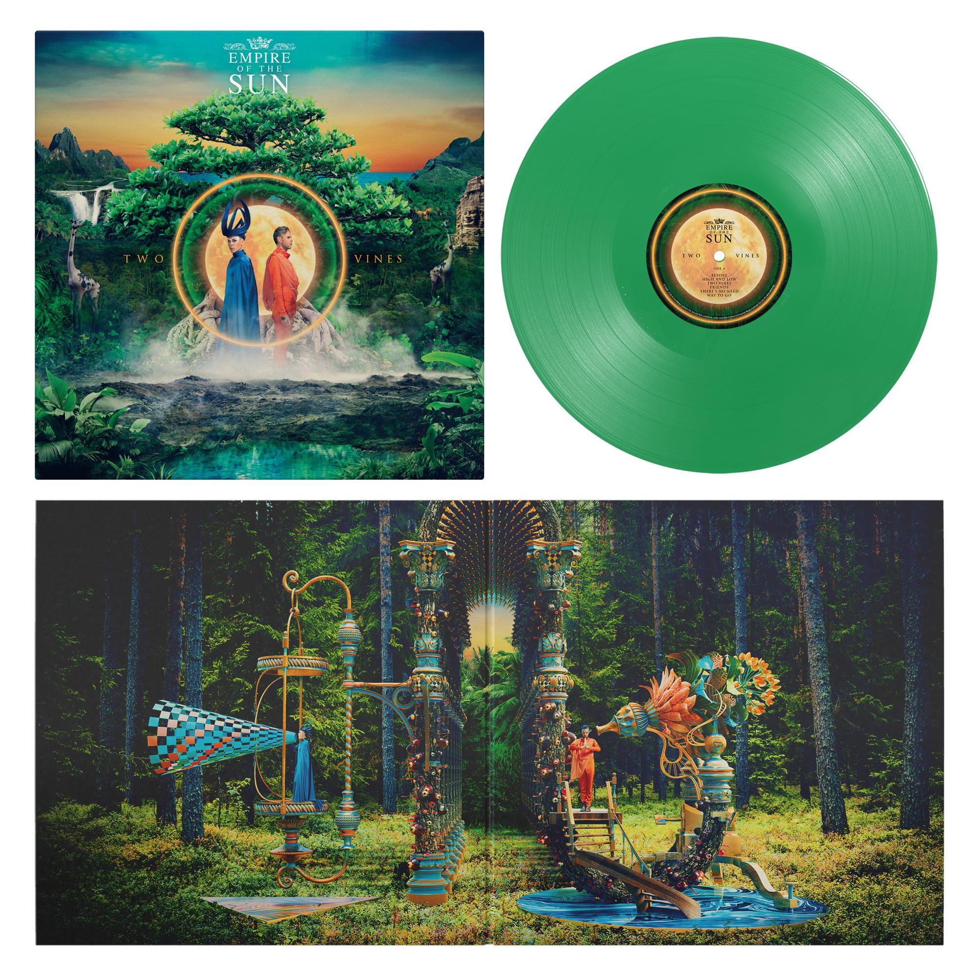 Empire Of The Sun - Two Vines - Green Vinyl LP Record - Image 2
