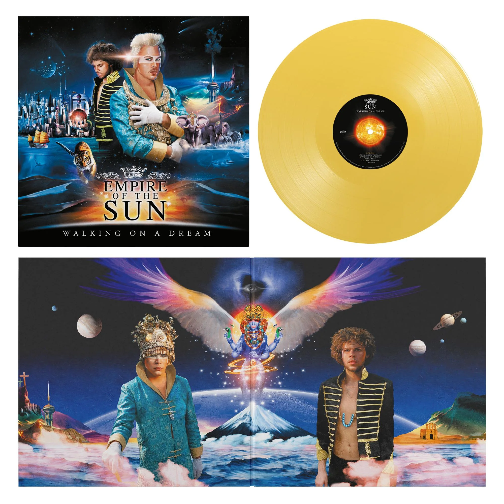 Empire Of The Sun - Walking On A Dream - Yellow Vinyl LP Record - Image 2