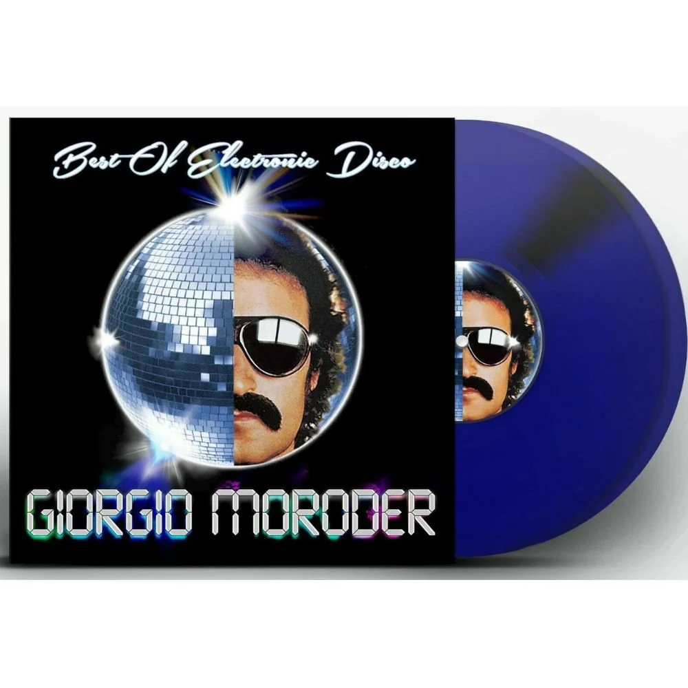 Giorgio Moroder - Best Of Electronic Disco - Blue Vinyl LP Record
