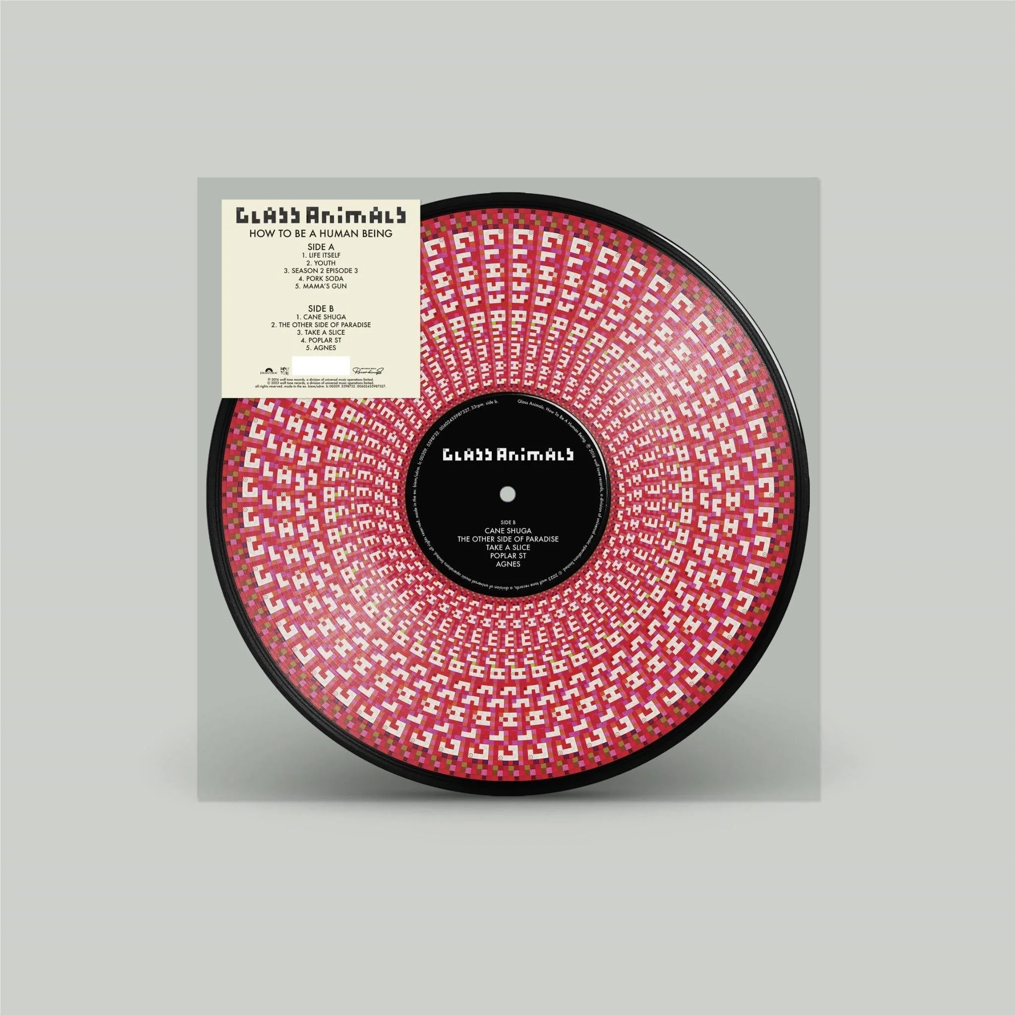 Glass Animals - How To Be A Human Being - Zoetrope Vinyl LP Record - Image 2