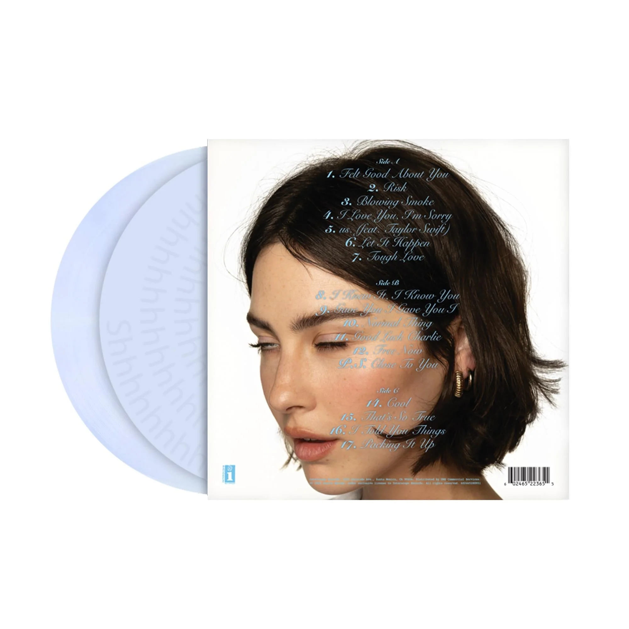 Gracie Abrams - The Secret Of Us - Deluxe Moonlight Transparent Clear Vinyl LP Record - Image 2