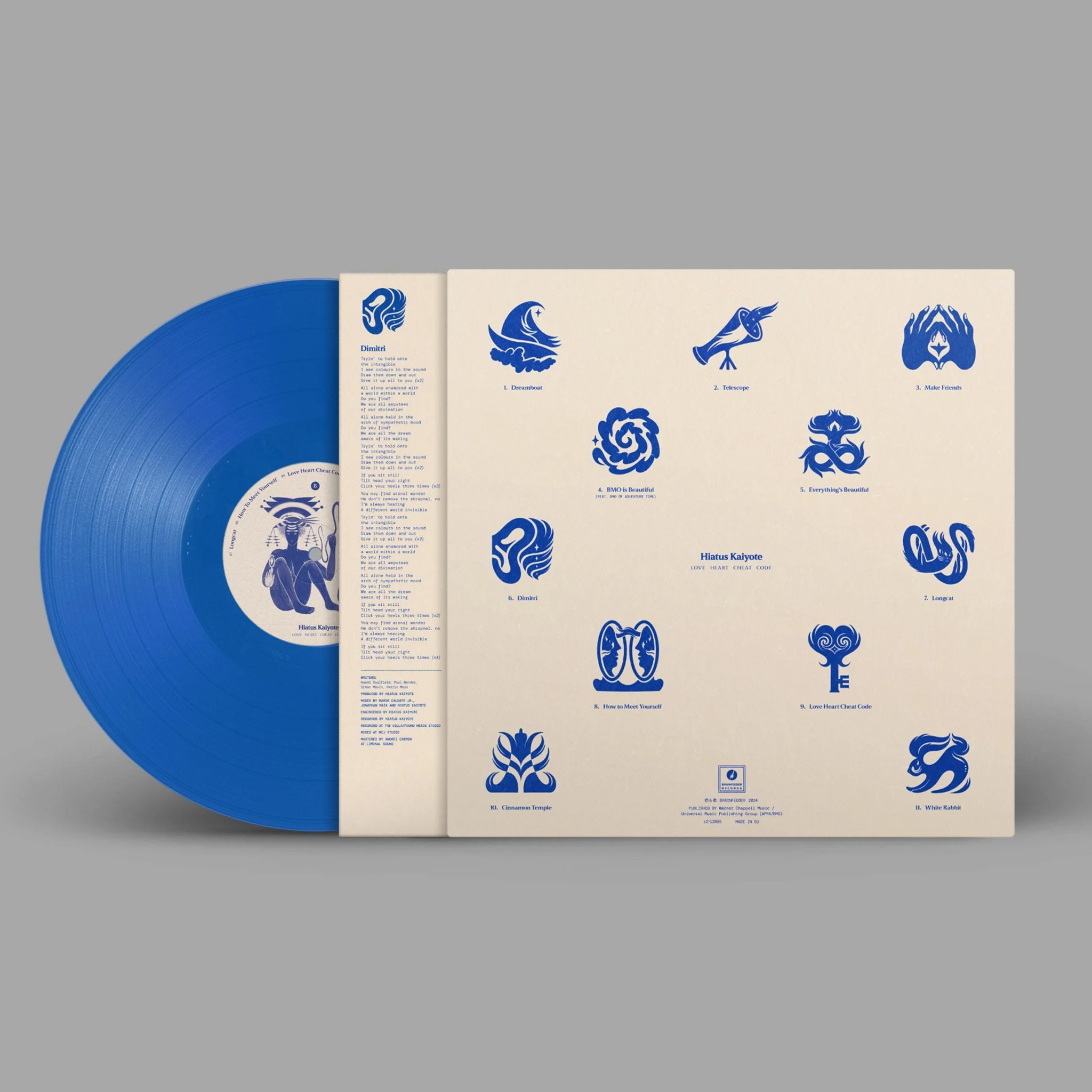 Hiatus Kaiyote - Love Heart Cheat Code - Blue Vinyl LP Record - Image 2