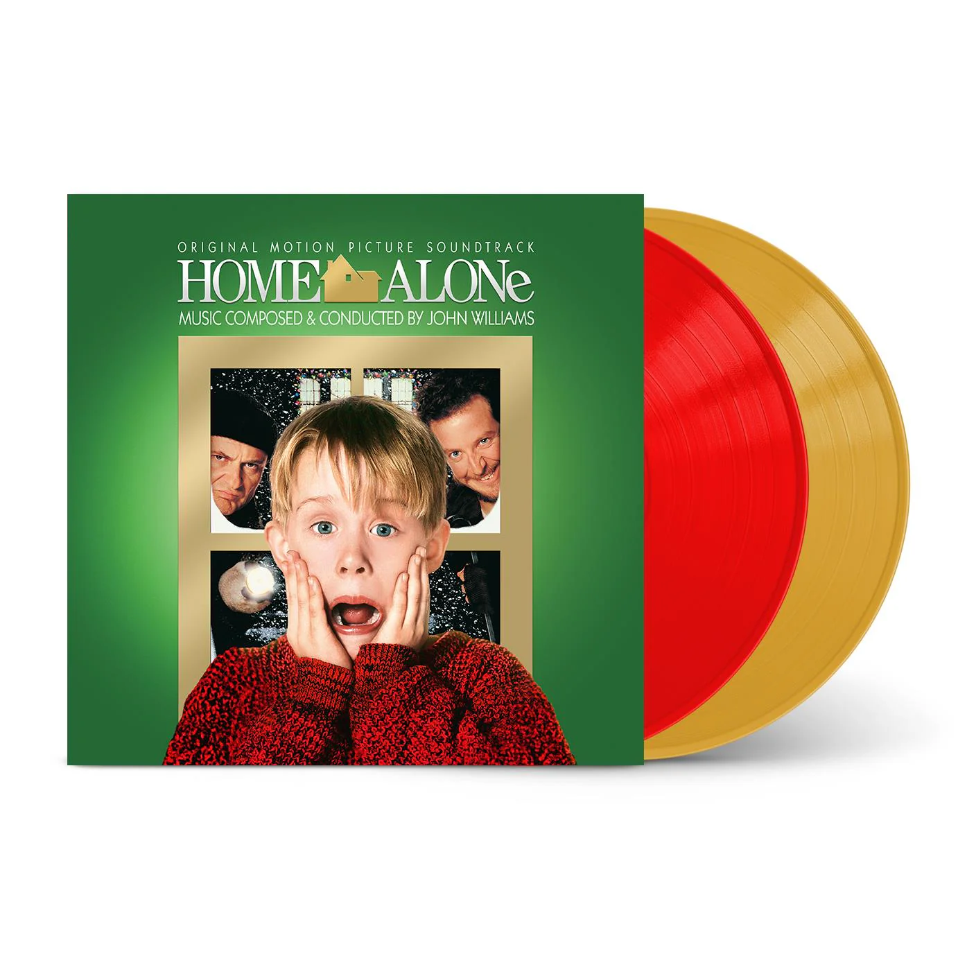 Home Alone - Original Motion Picture Soundtrack - Red & Gold Vinyl LP Record