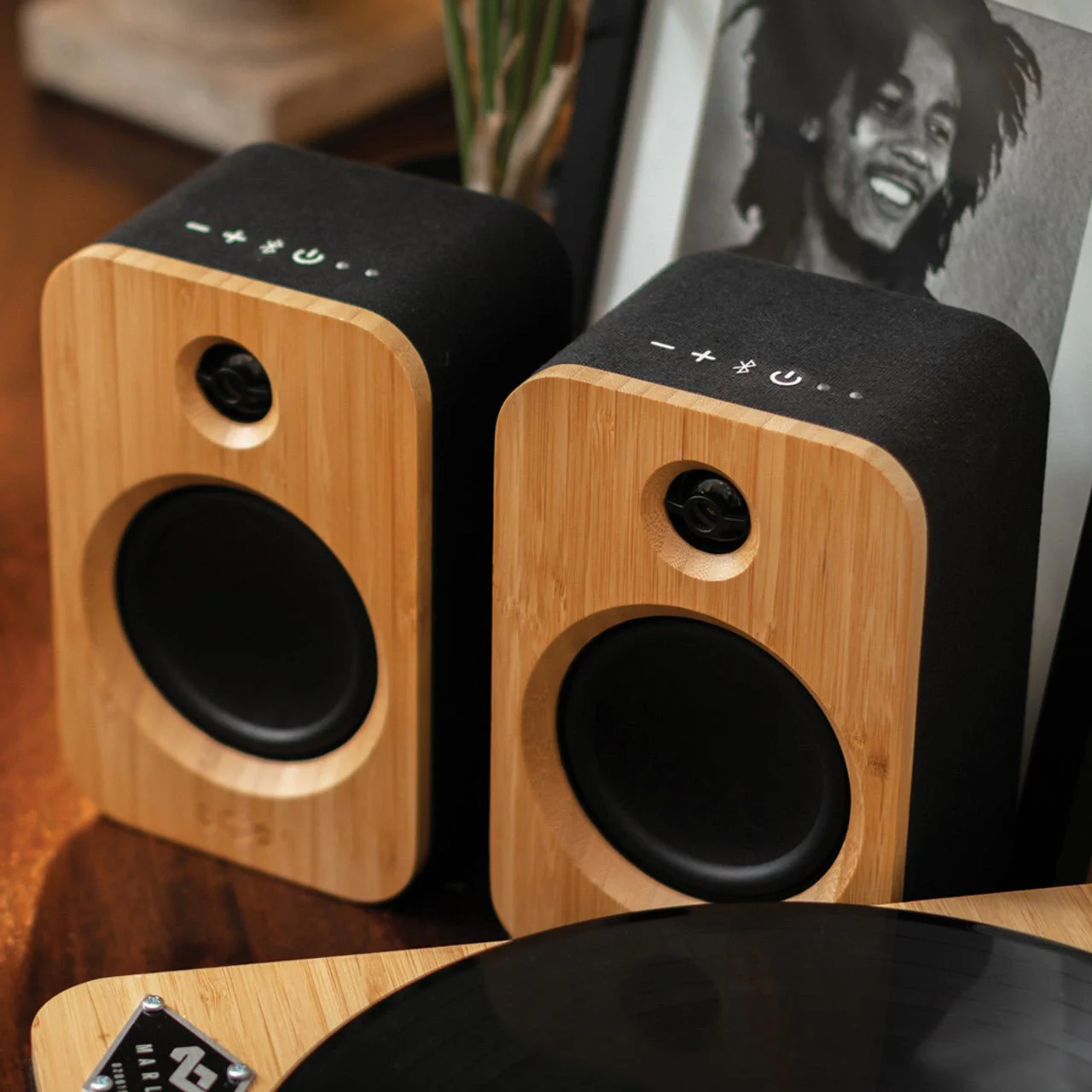 House of Marley - Get Together Duo Bookshelf Bluetooth Speakers - Image 4