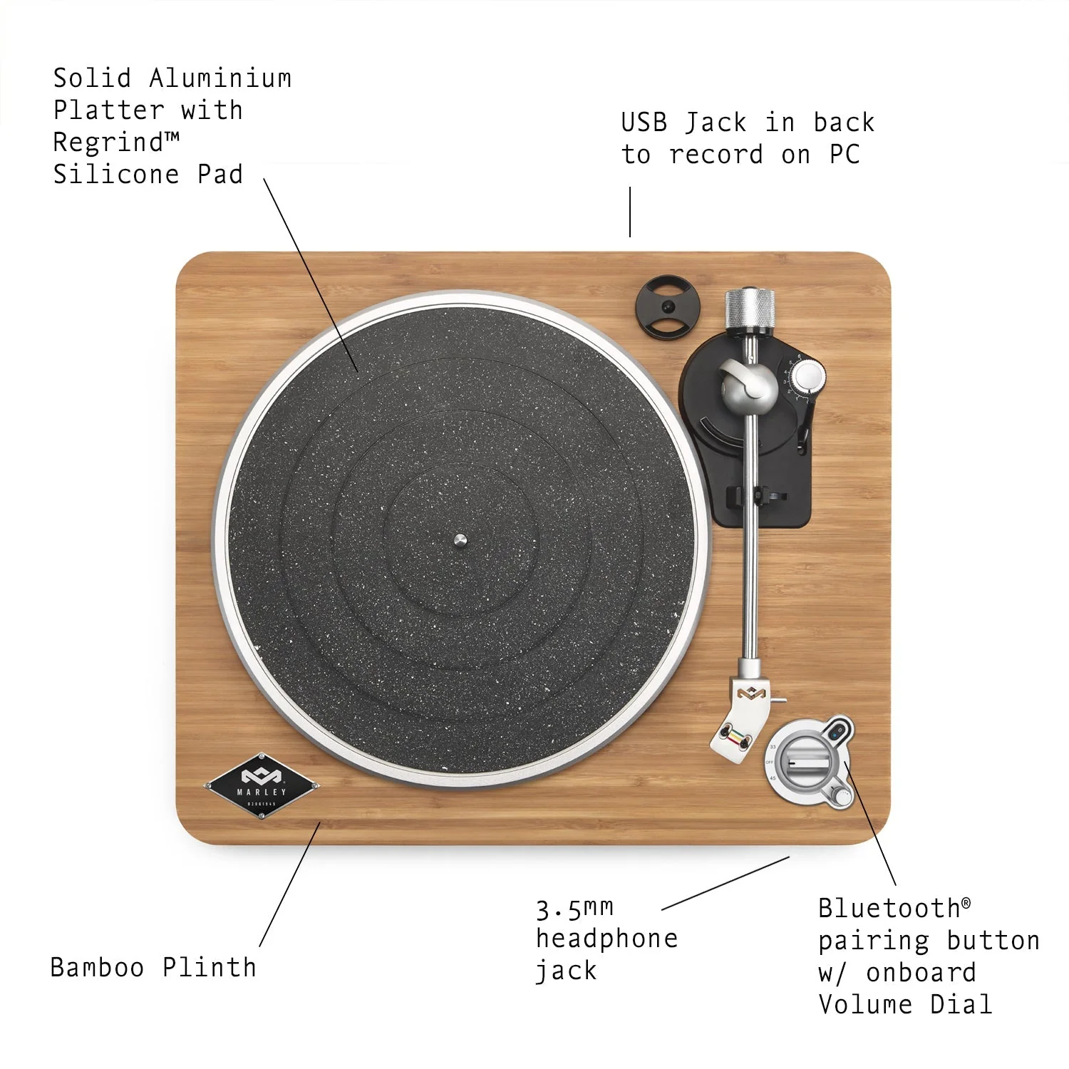 House of Marley - Stir it Up Wireless Bluetooth Turntable - Image 3