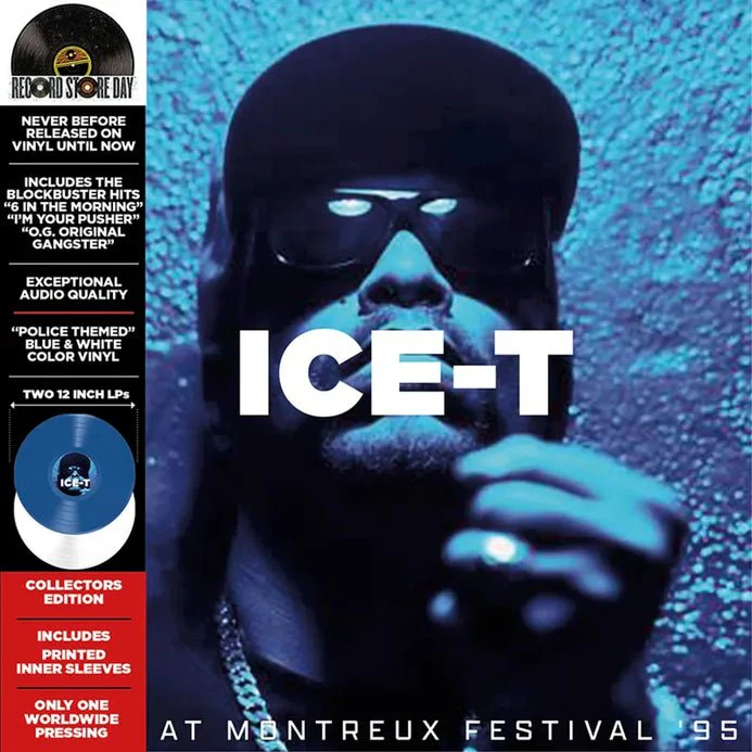 Ice-T - Live In Montreux Festival - RSD 2025 Dark Blue & White Vinyl LP Record - Image 2