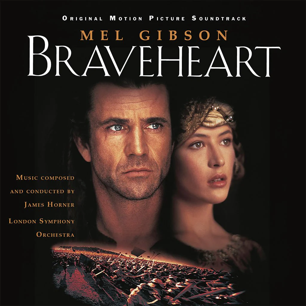 James Horner, London Symphony Orchestra - Braveheart Soundtrack (30th Anniversary Edition) - Blue Streak Vinyl LP Record - Image 2