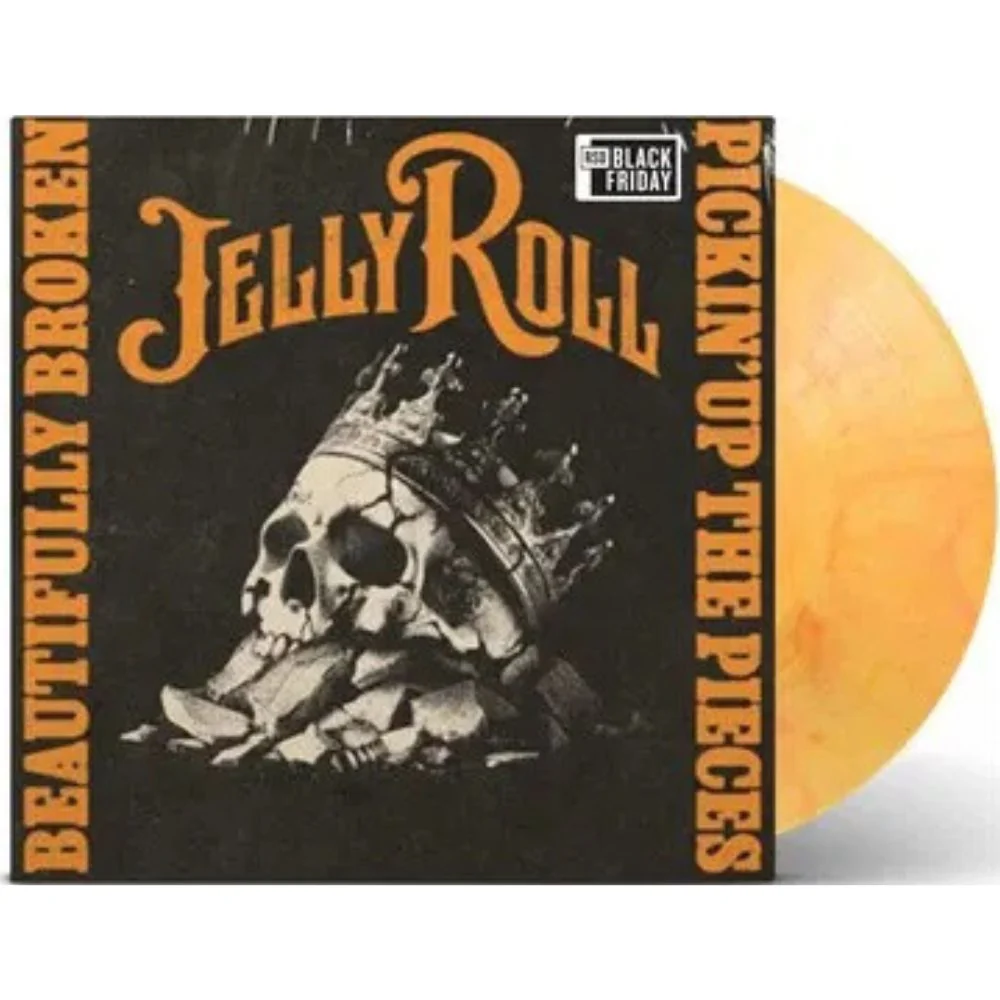 Jelly Roll - Beautifully Broken (Pickin' Up The Pieces) - RSD Black Friday 2025 Tequila Sunrise Vinyl LP Record