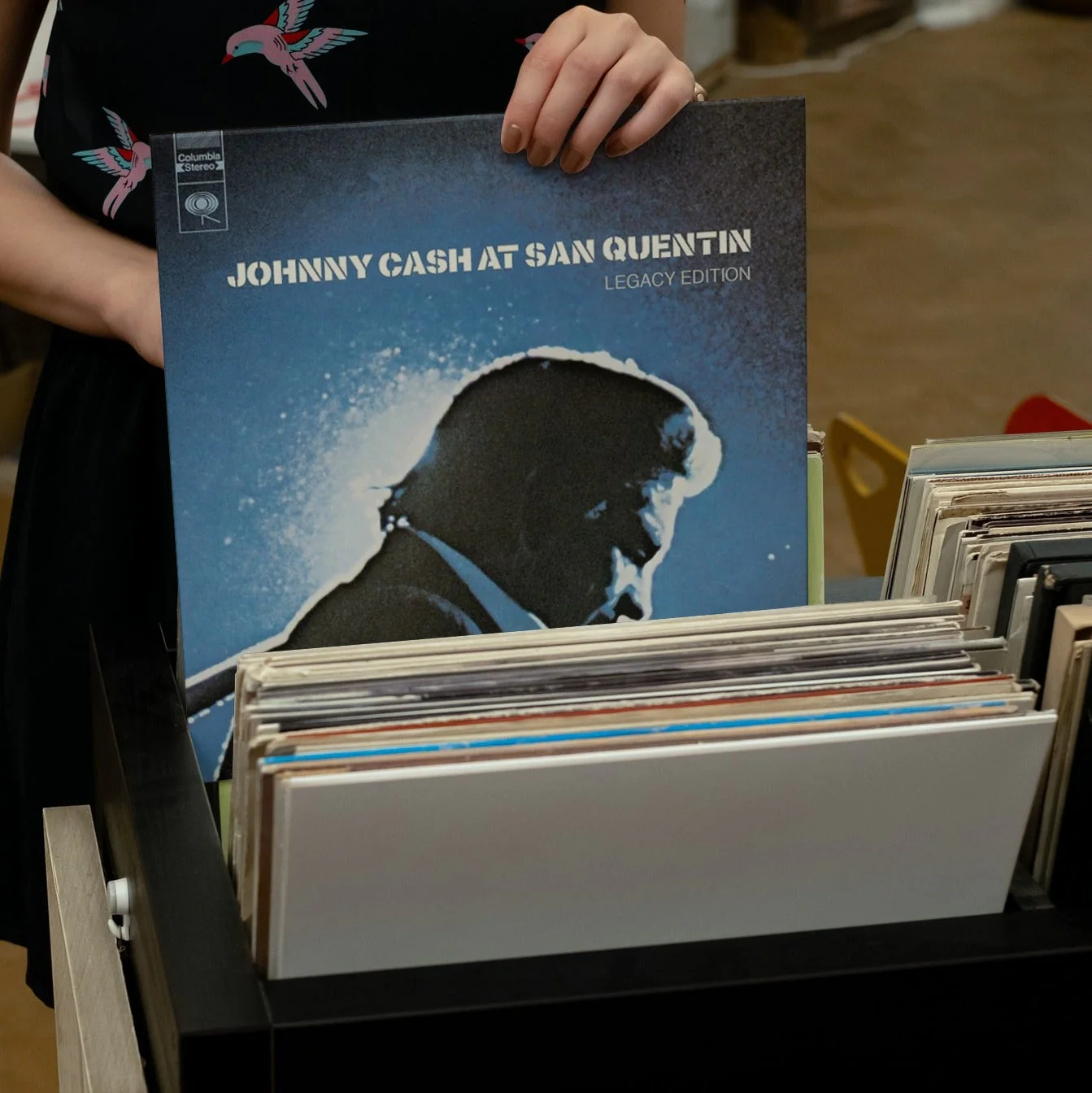 Johnny Cash - Johnny Cash At San Quentin - Vinyl LP Record - Image 4
