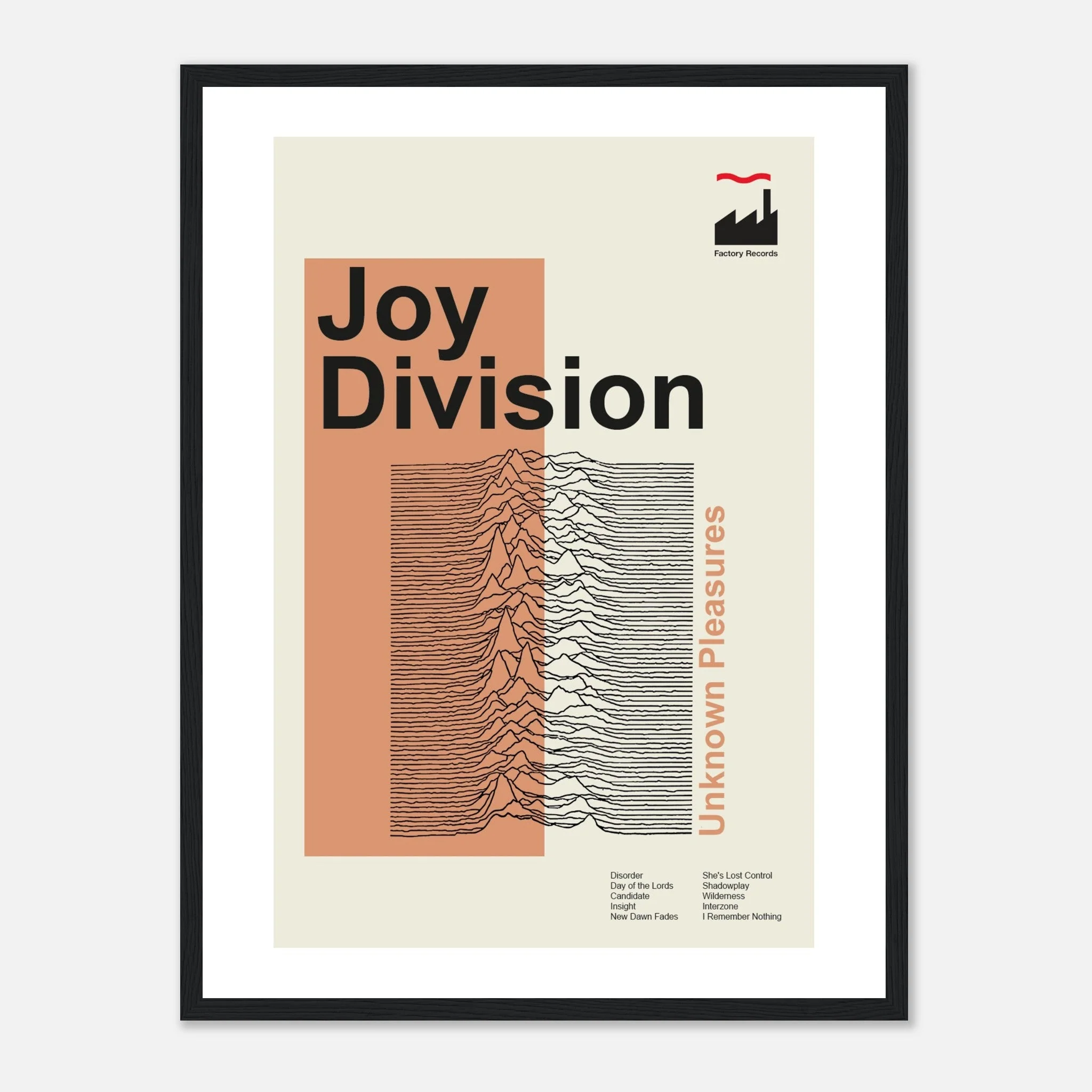 Joy Division - Unknown Pleasures - Framed Poster - Image 2