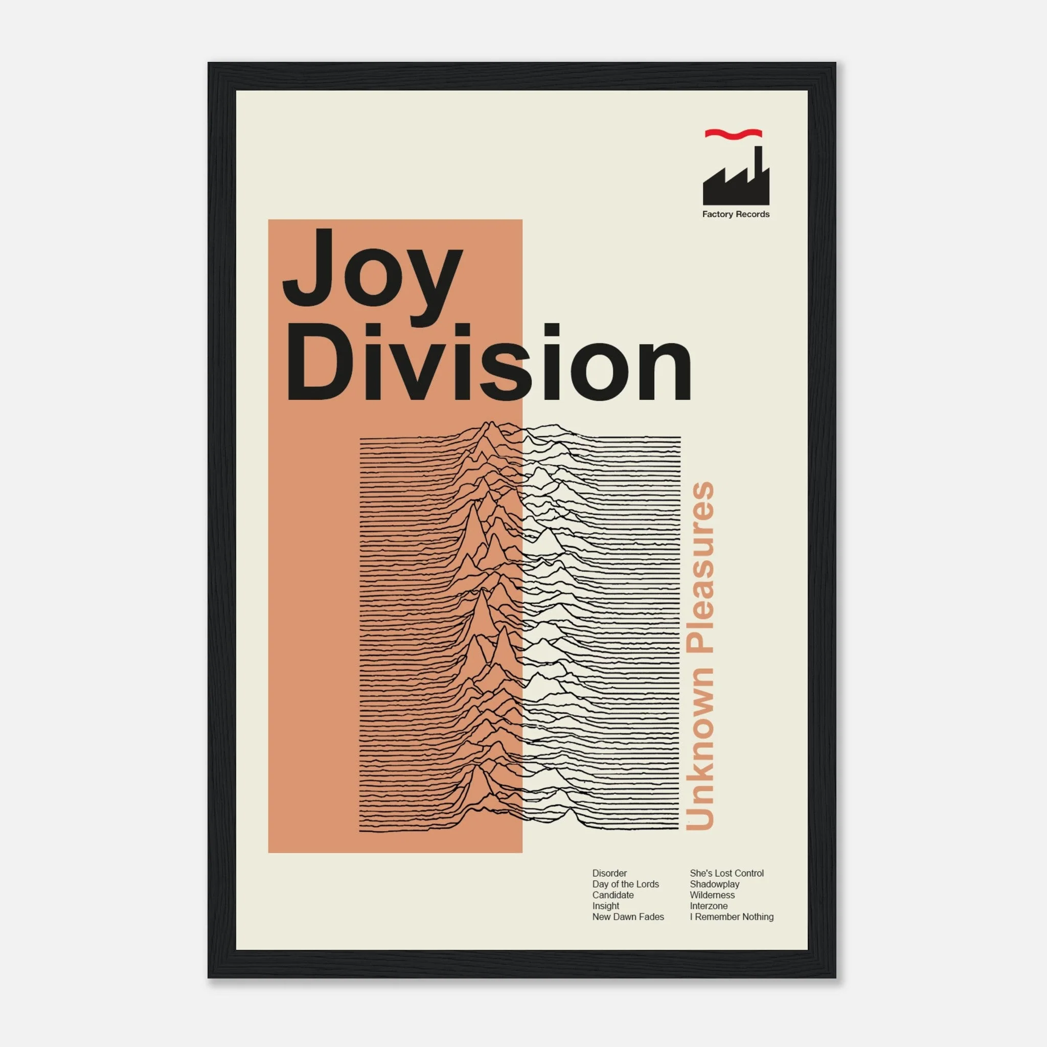 Joy Division - Unknown Pleasures - Framed Poster - Image 8