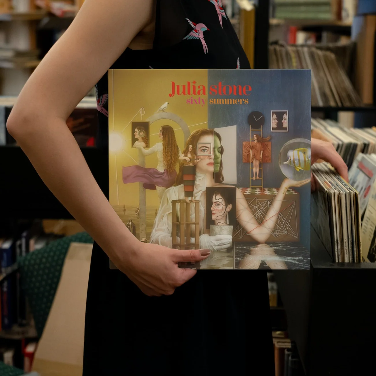 Julia Stone - Sixty Summers - Gold Vinyl LP Record - Image 3