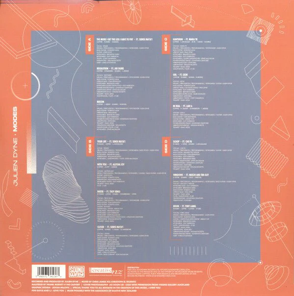 Julien Dyne - Modes - Vinyl LP Record - Image 2