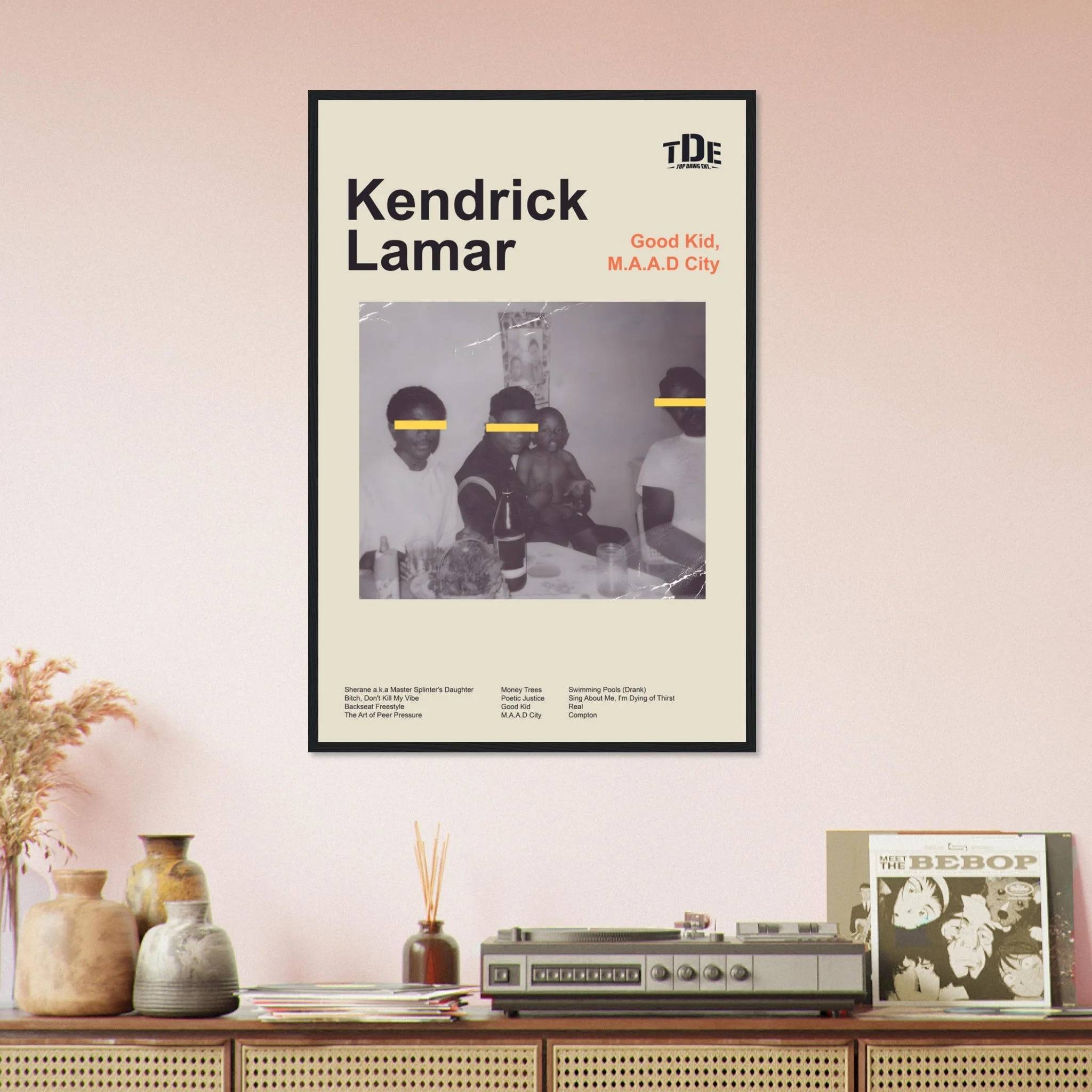 Kendrick Lamar - Good Kid, M.A.A.D City - Framed Poster - Image 10