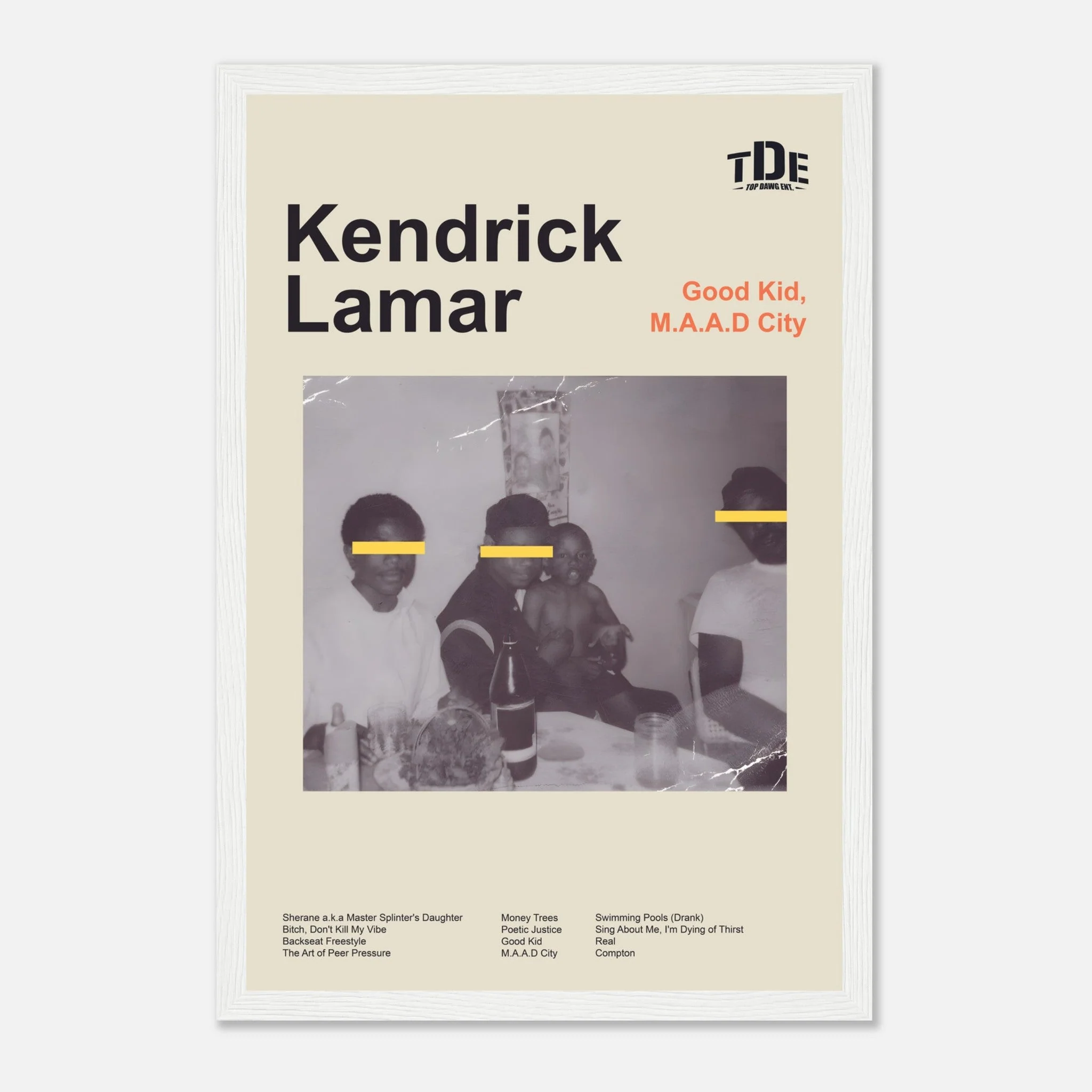 Kendrick Lamar - Good Kid, M.A.A.D City - Framed Poster - Image 5