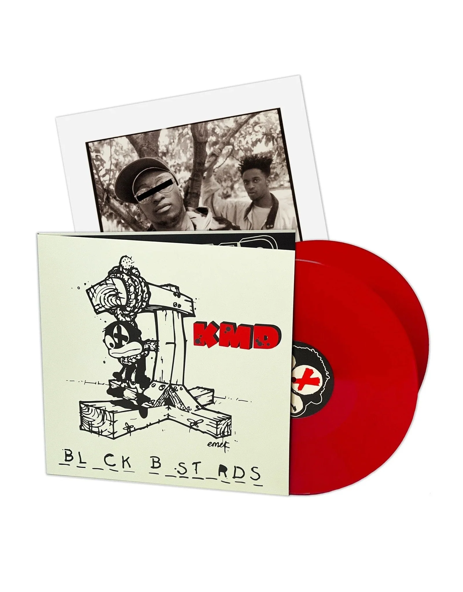 KMD (MF DOOM) - Black Bastards - Red Vinyl LP Record - Image 2