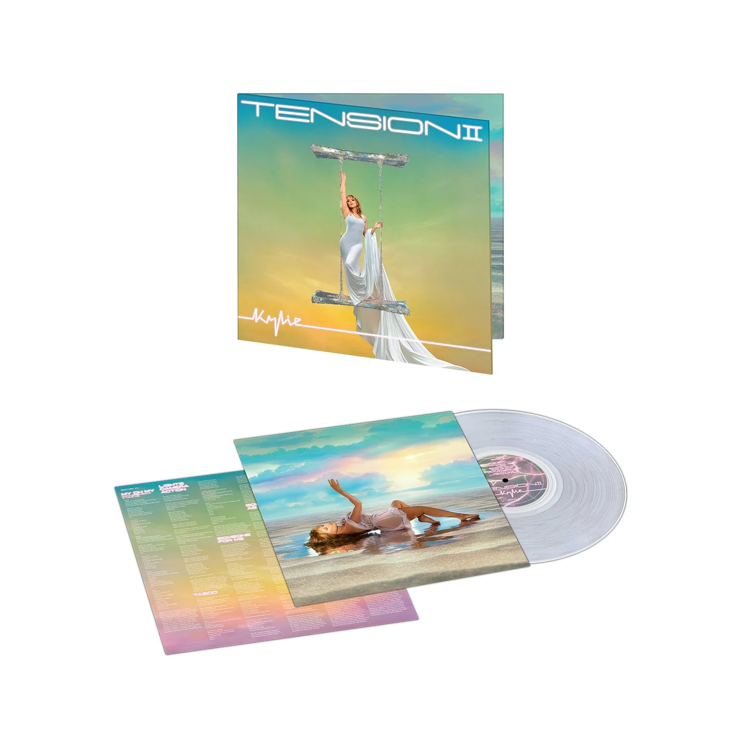 Kylie Minogue Tension II - Clear Vinyl LP Record - Image 2