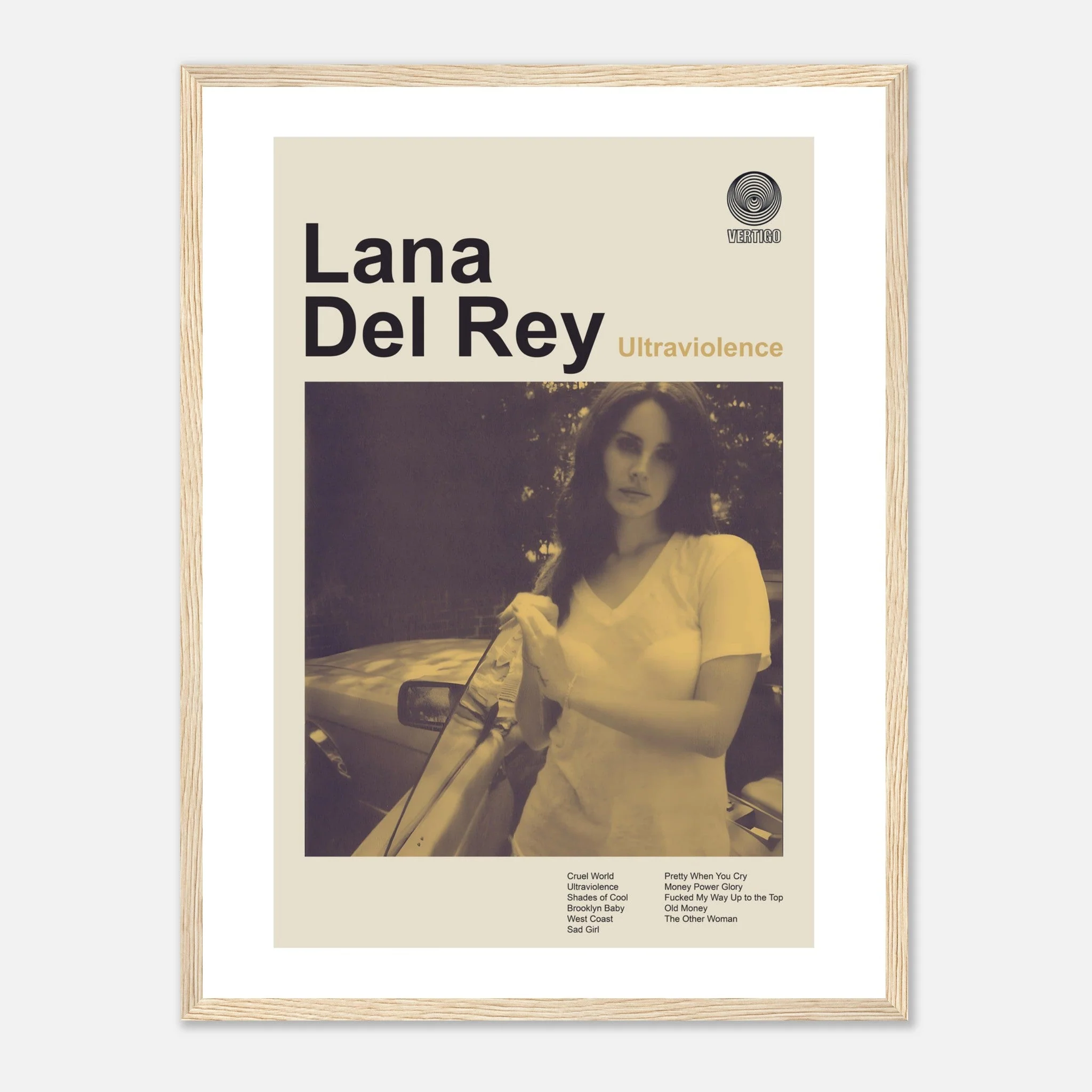 Lana Del Rey - Ultraviolence - Framed Poster - Image 3