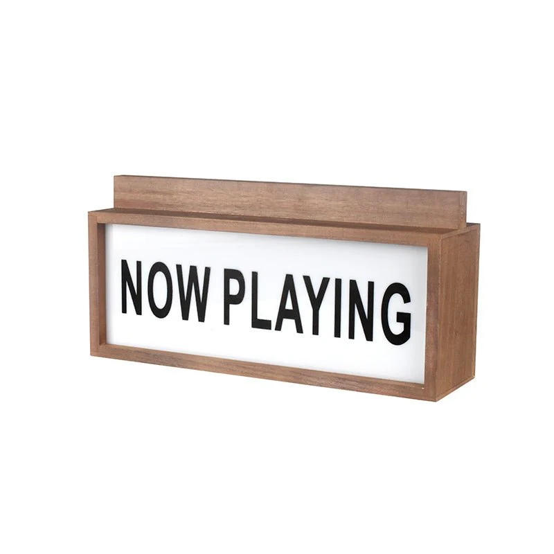 LED Lightbox Now Playing Vinyl Record Stand - Image 2