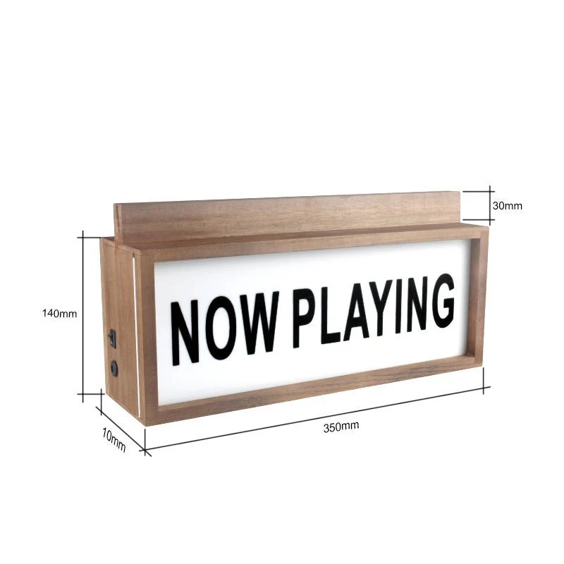 LED Lightbox Now Playing Vinyl Record Stand - Image 3