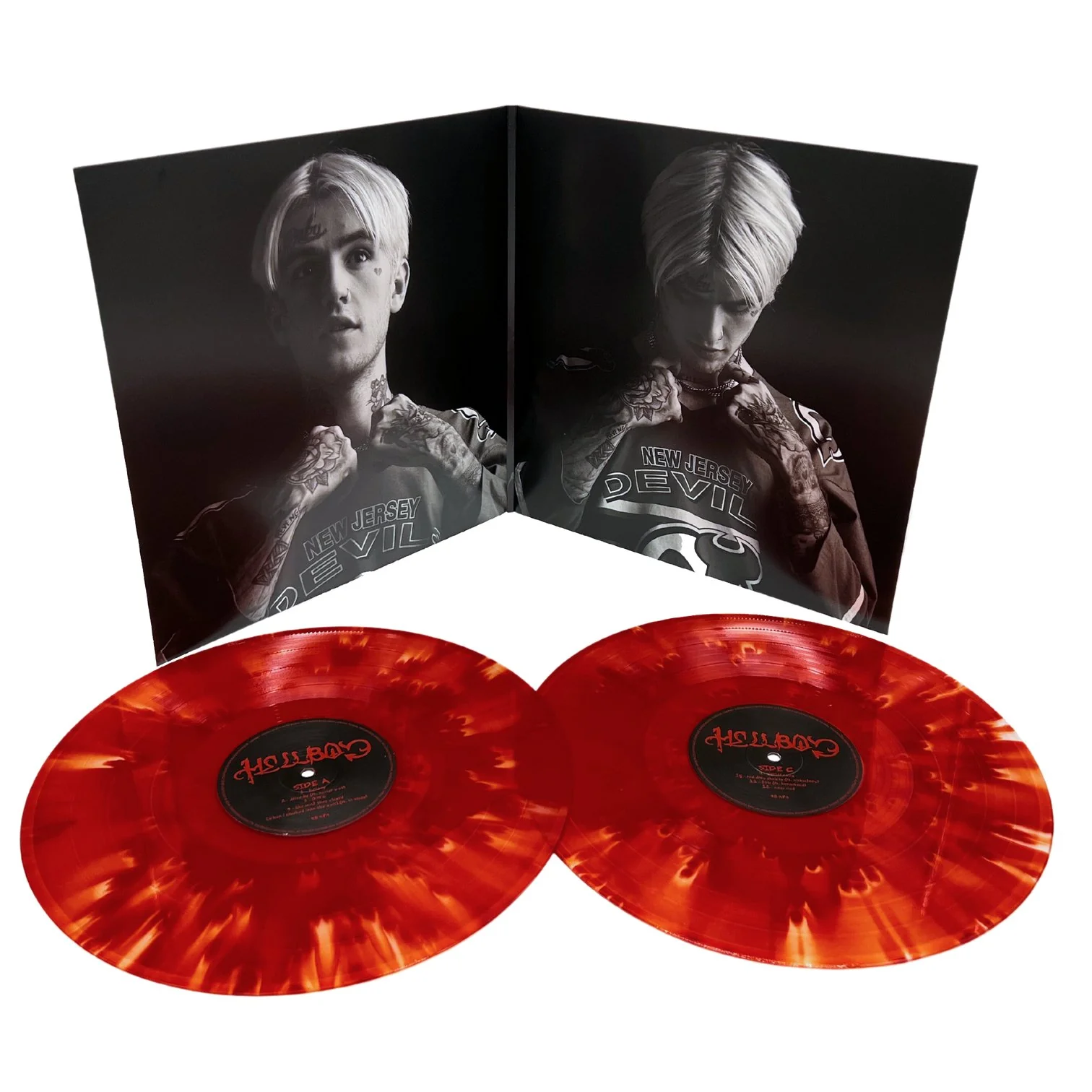 Lil Peep - Hellboy - Fire Red Vinyl LP Record - Image 2