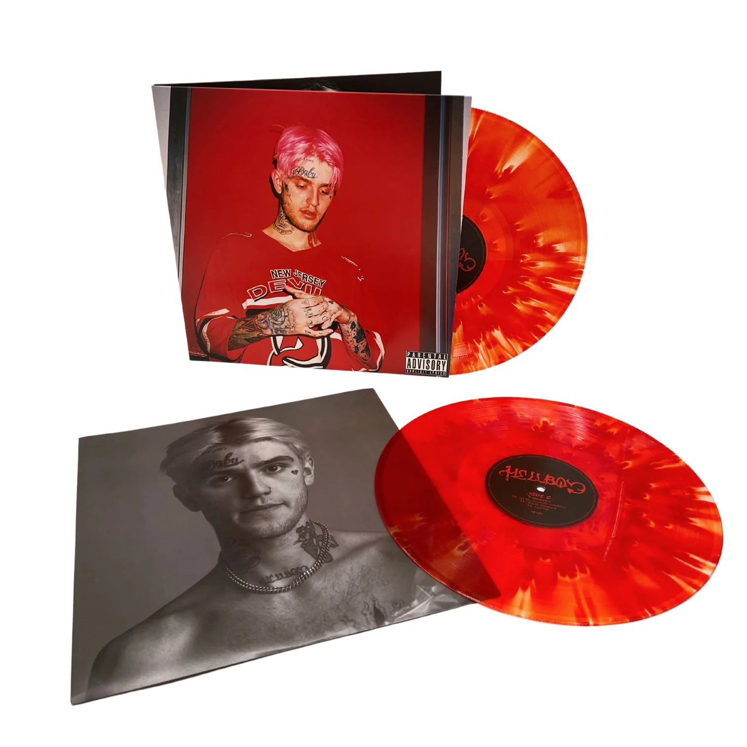Lil Peep - Hellboy - Fire Red Vinyl LP Record - Image 3