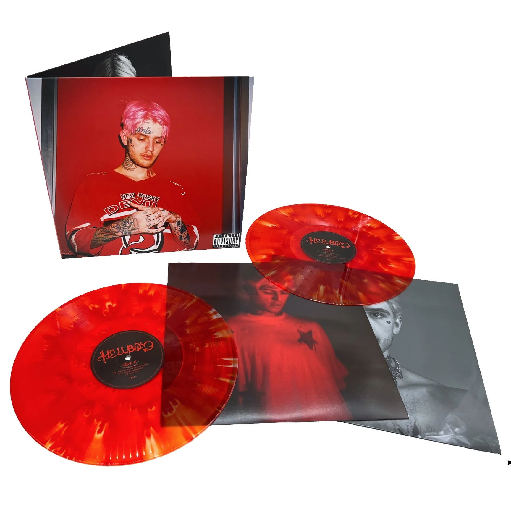Lil Peep - Hellboy - Fire Red Vinyl LP Record - Image 4