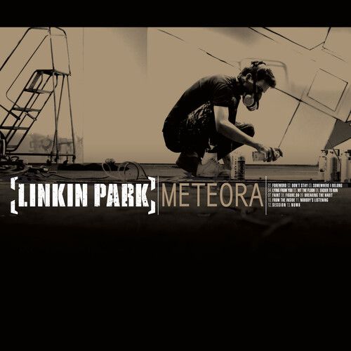Linkin Park - Meteora - Translucent Gold & Red Splatter Vinyl LP Record - Image 2