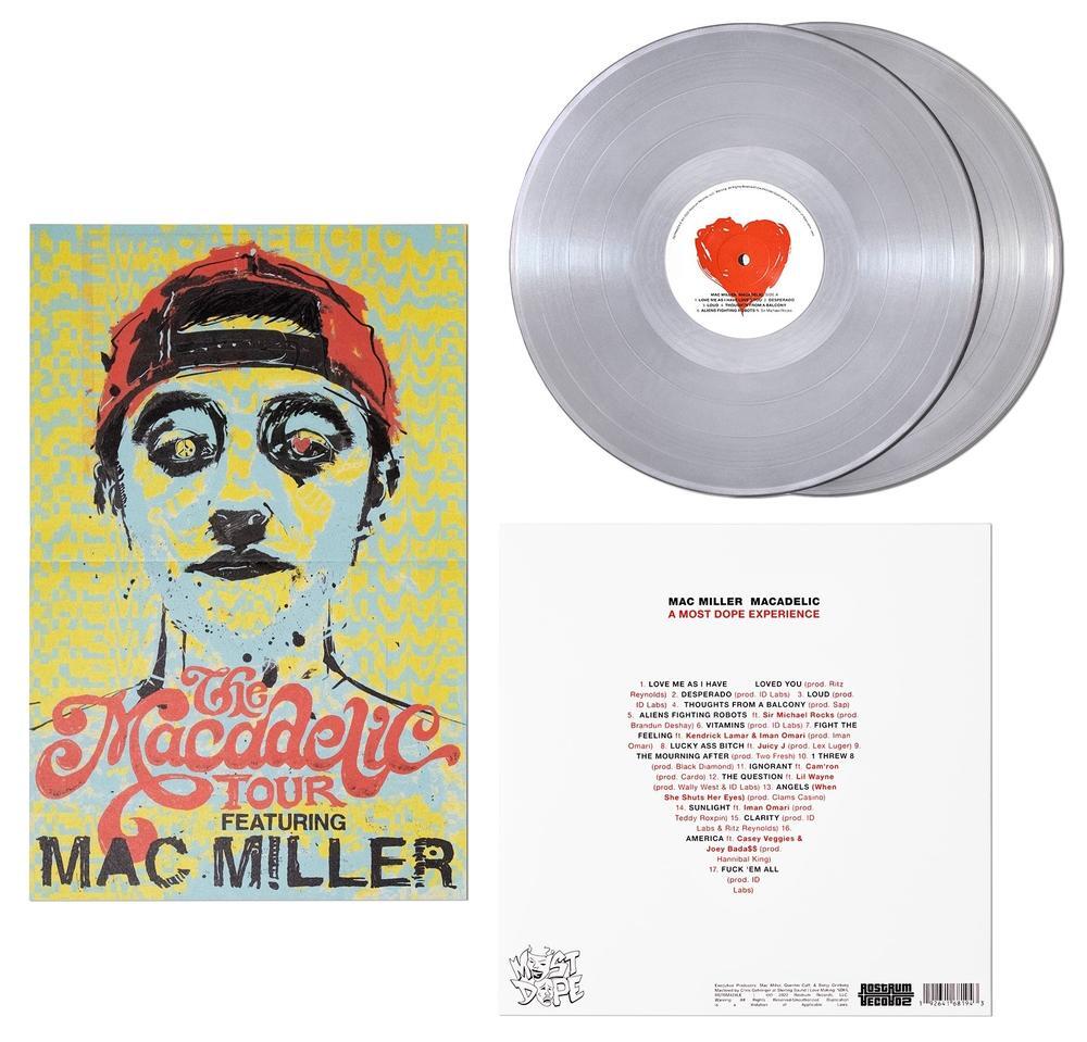 Mac Miller - Macadelic - Silver Vinyl LP Record - Image 2